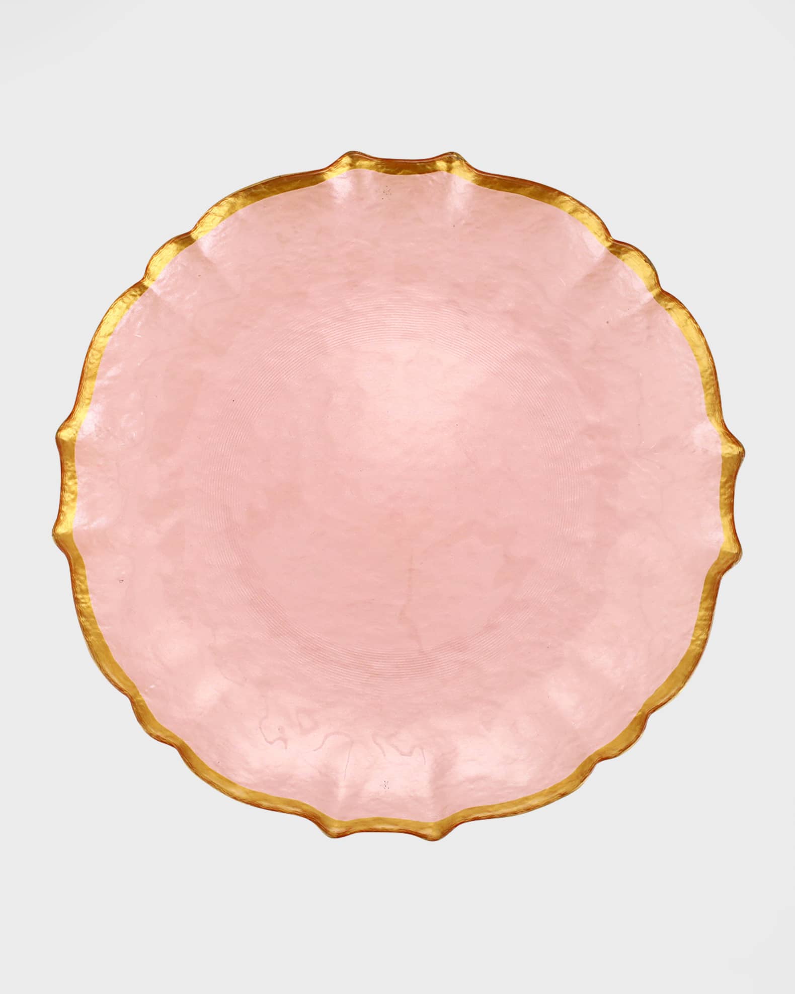 Baroque Glass Dinner Plate  0