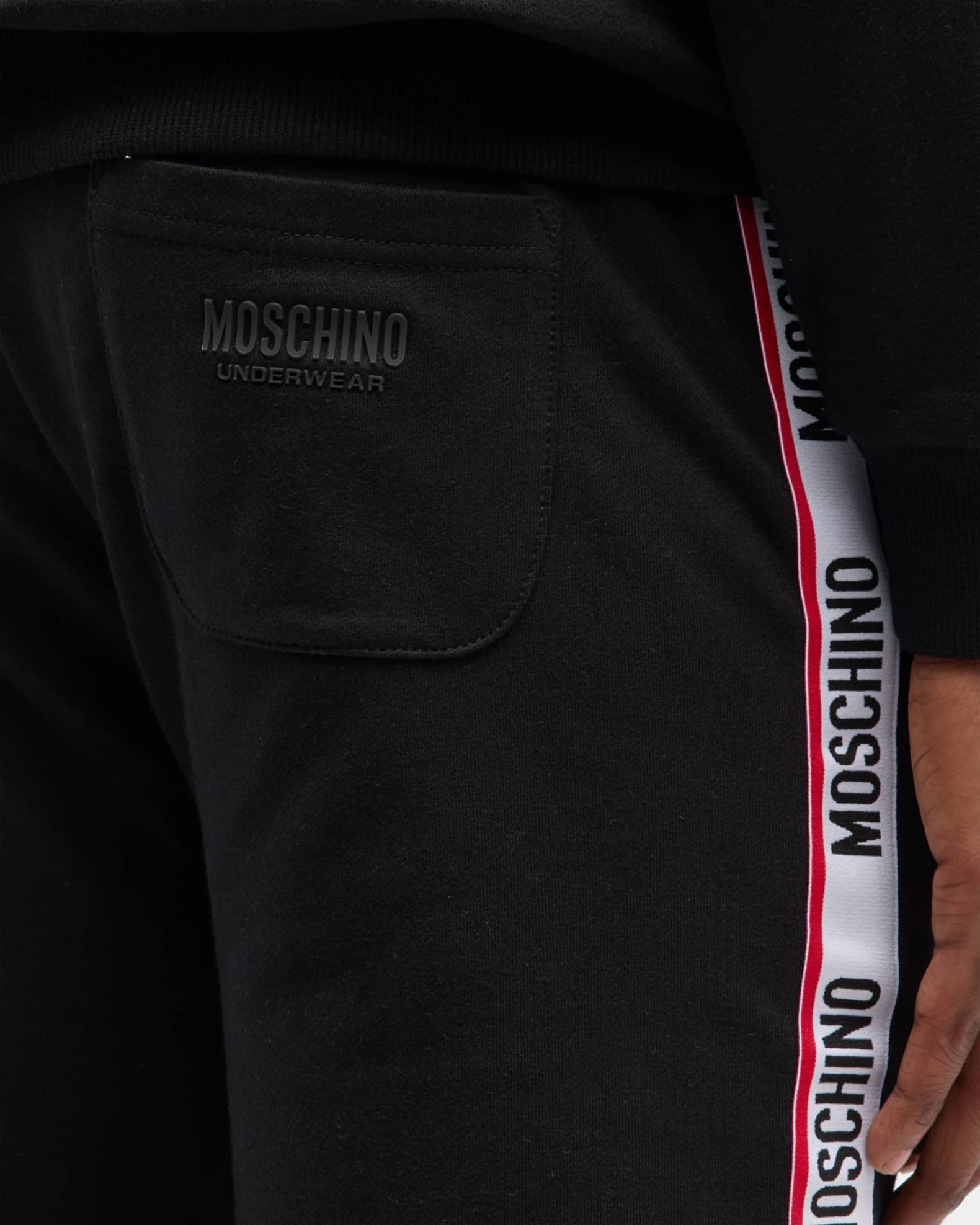 【送料&関税込】Moschino Logo Print Sweatpants Moschino Men's Sweatpants with Side Taping | Neiman Marcus
