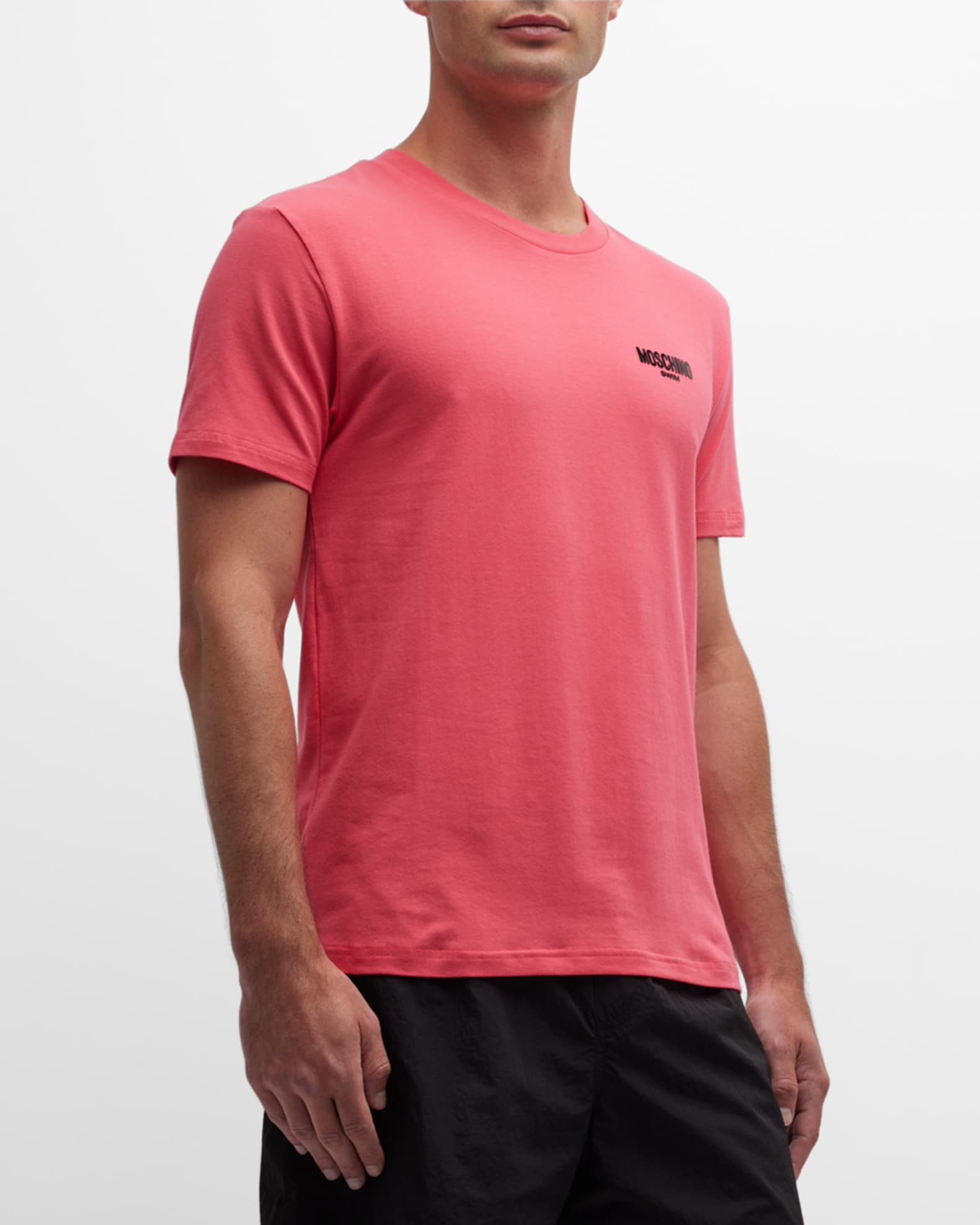 Moschino Men's Swim Logo T-Shirt | Neiman Marcus