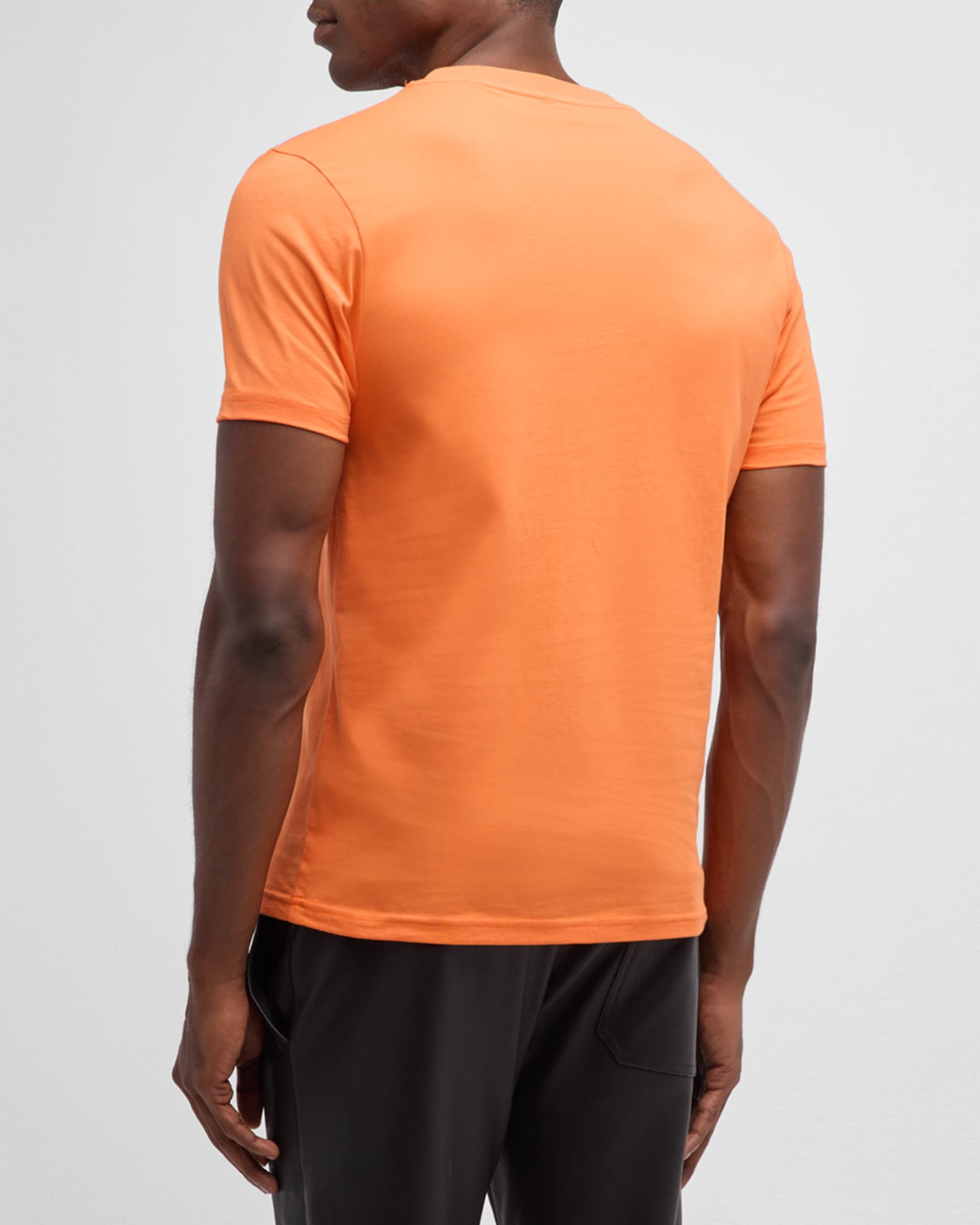 Moschino Men's T-Shirt with Shoulder Taping | Neiman Marcus