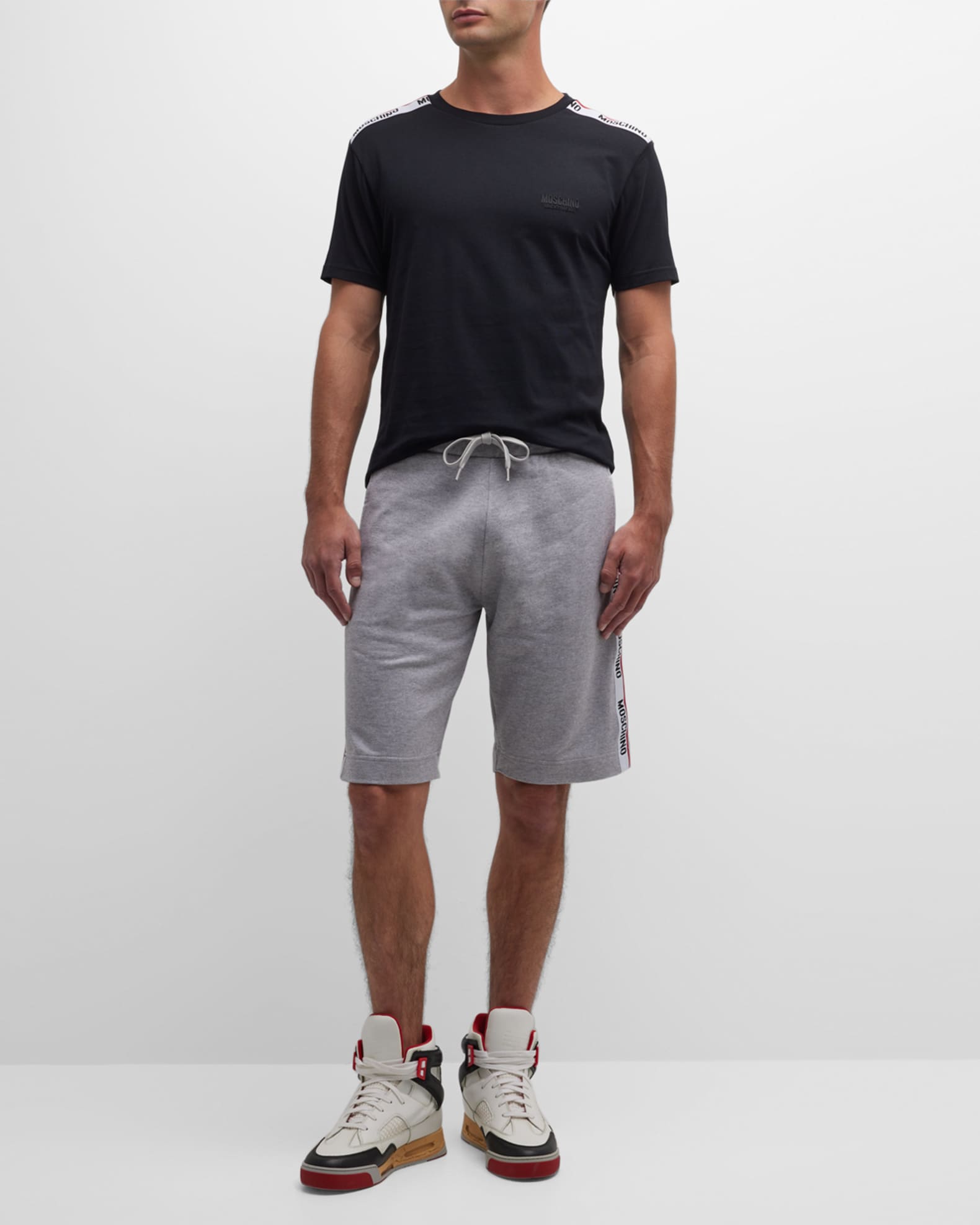 Men's T-Shirt with Shoulder Taping 1