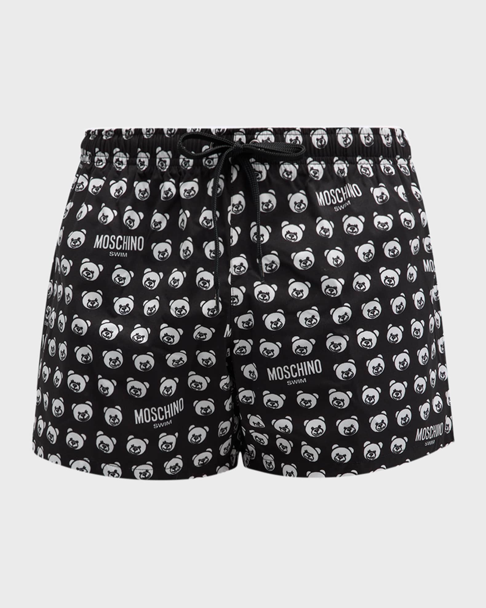 Men's Teddy Bear-Print Swim Shorts 0