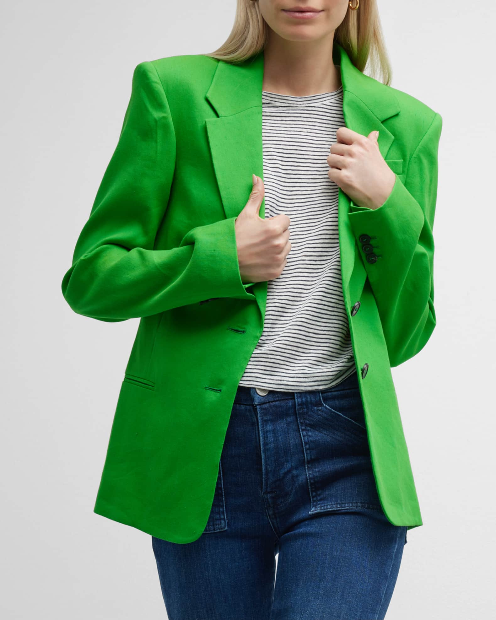 FRAME The Femme Blazer Neiman Marcus