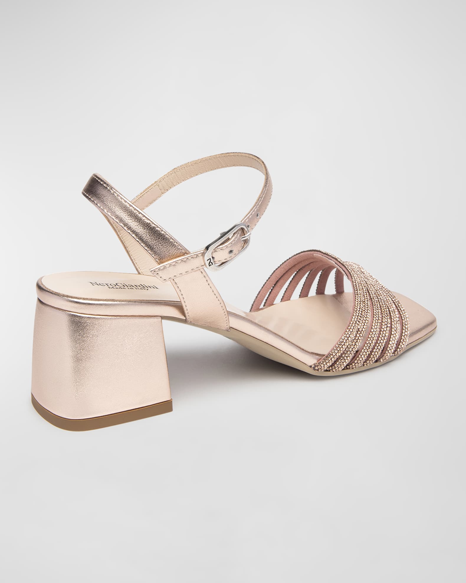 GlimmerStep - Rhinestone Sandals by The Nevermore