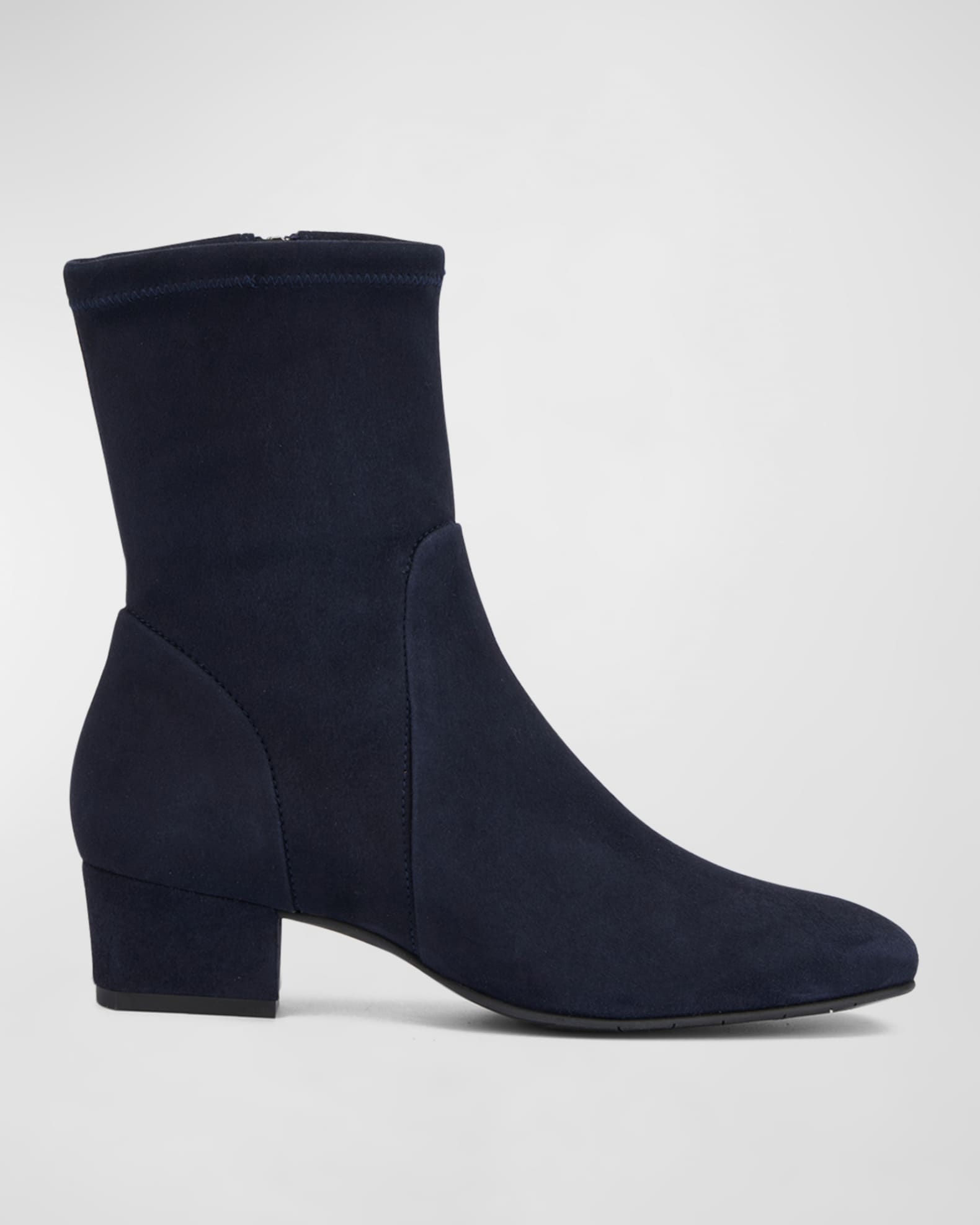 Aquatalia Stassi Stretch Suede Ankle Boots Neiman Marcus