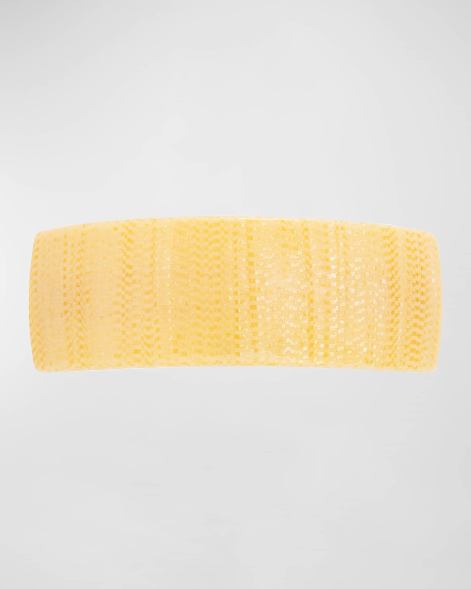 Rectangle Volume Barrette - Classic  0