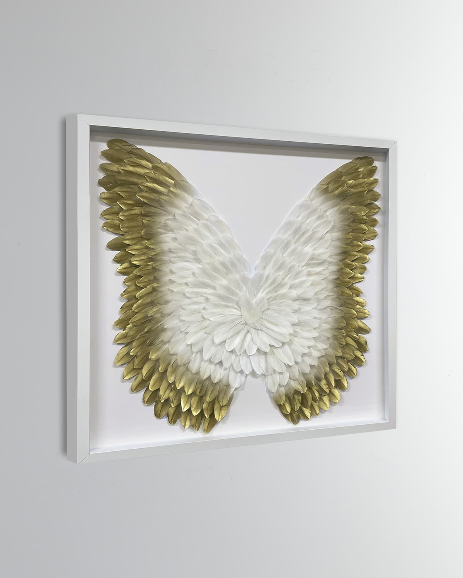 Gold Ombre Feather Wings 1