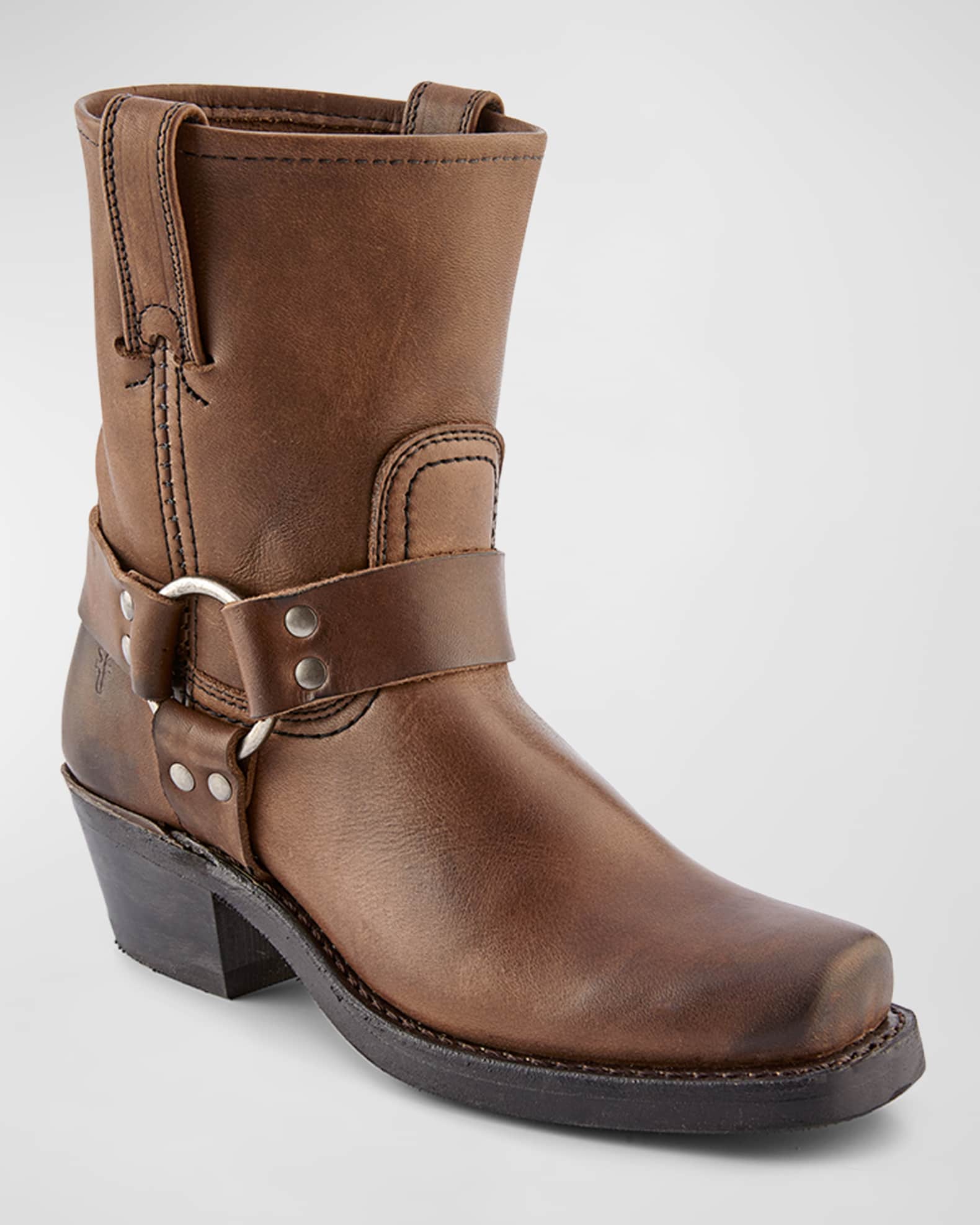 Frye harness boots women's short sales