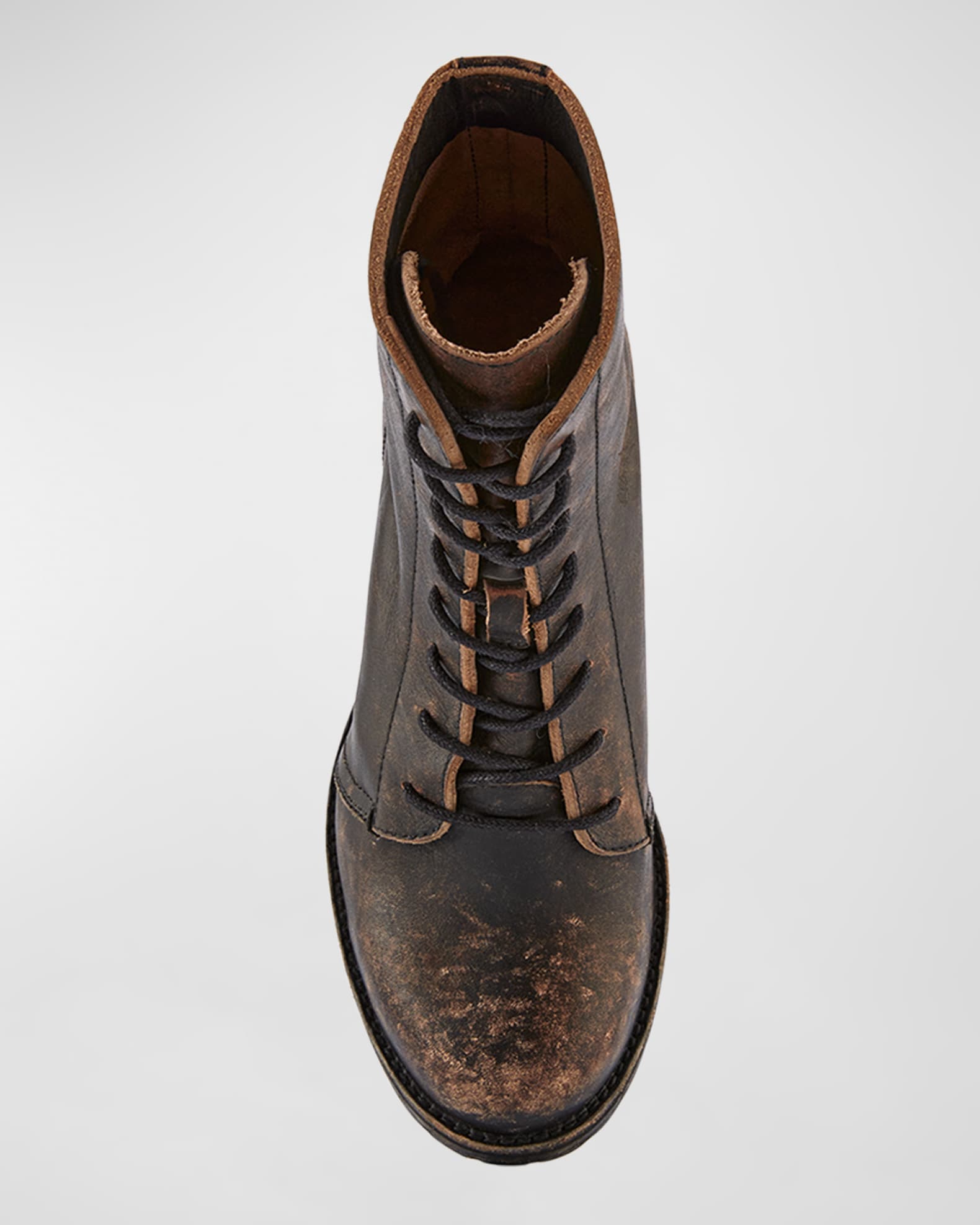 frye karen lug sole combat boots