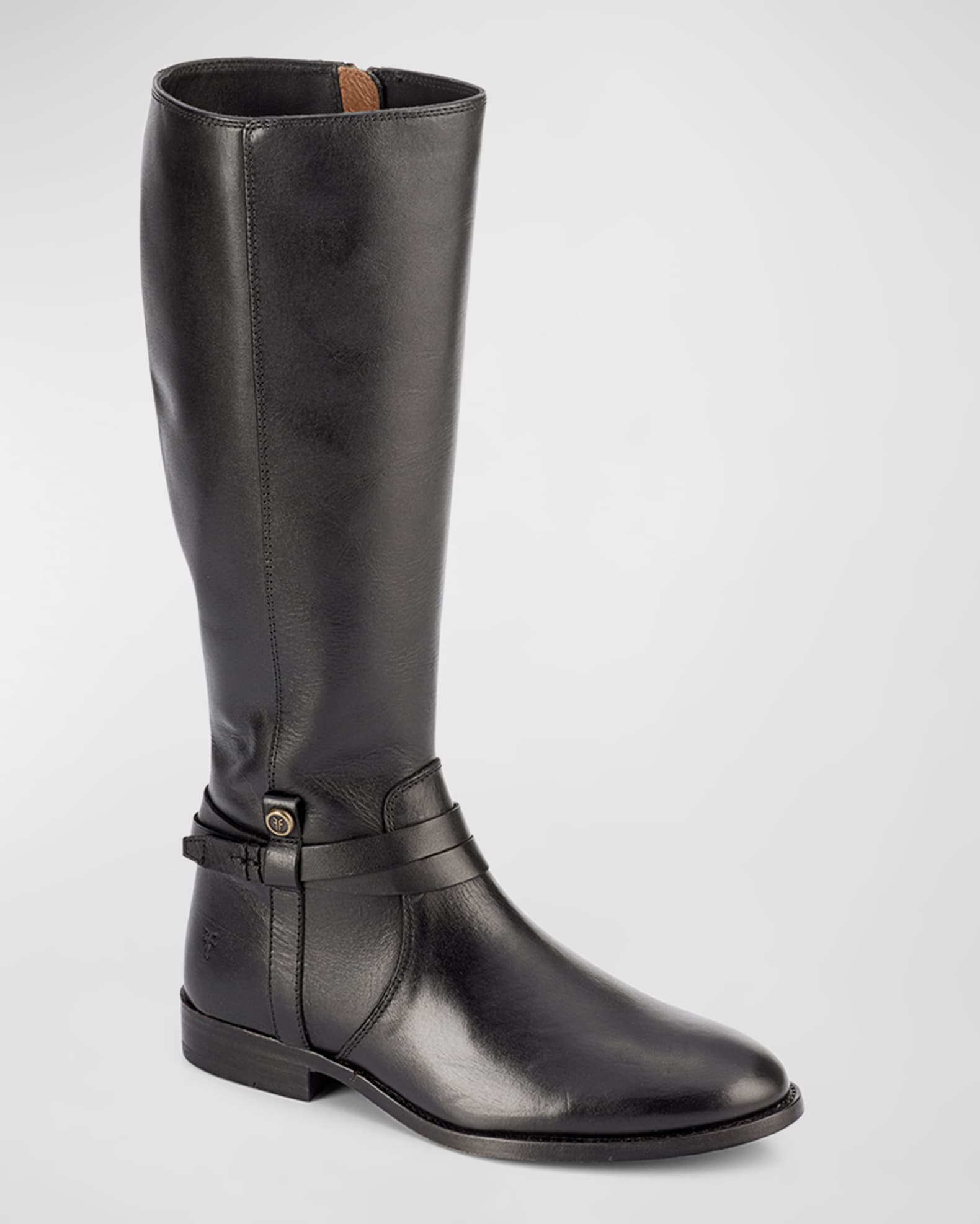 frye melissa belted tall boots