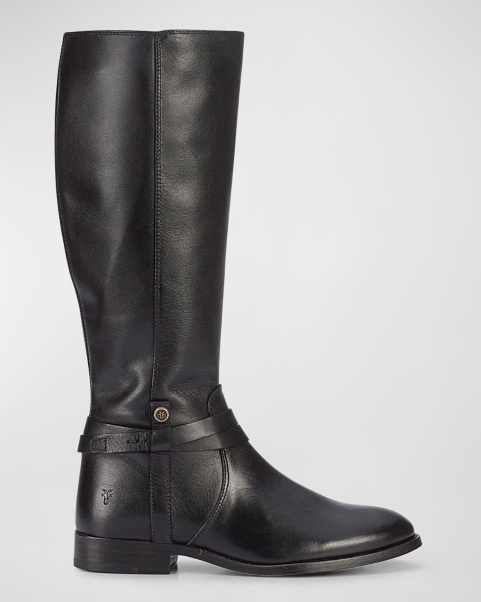 Frye Melissa Leather Belted Tall Riding Boots Neiman Marcus