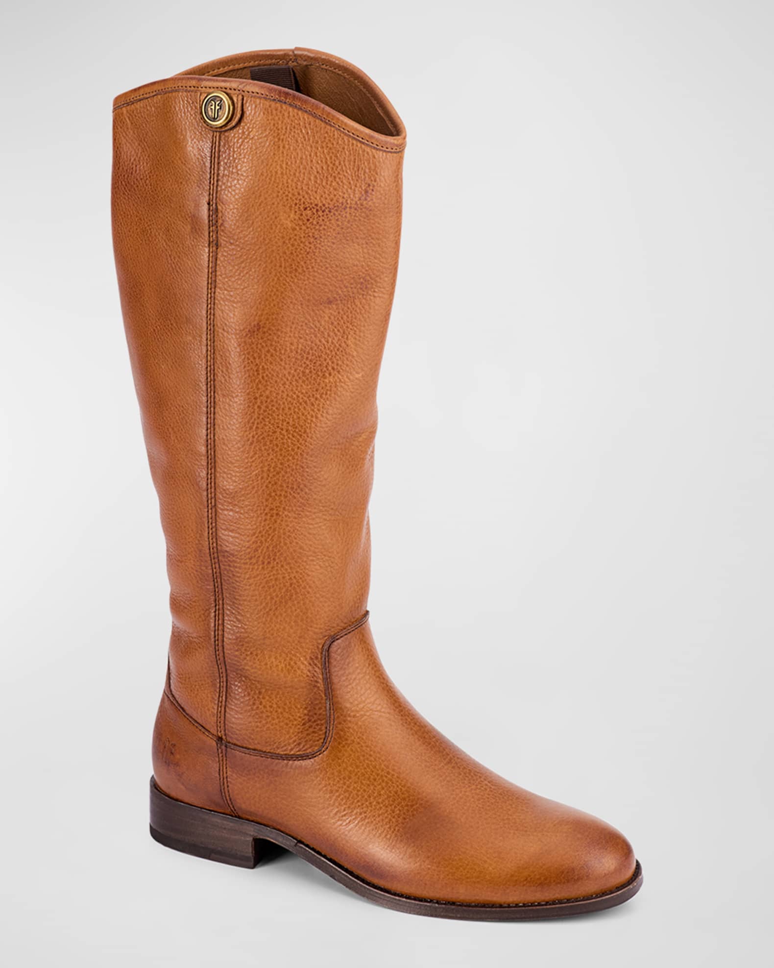 Frye Melissa Button Leather Tall Riding Boots | Neiman Marcus