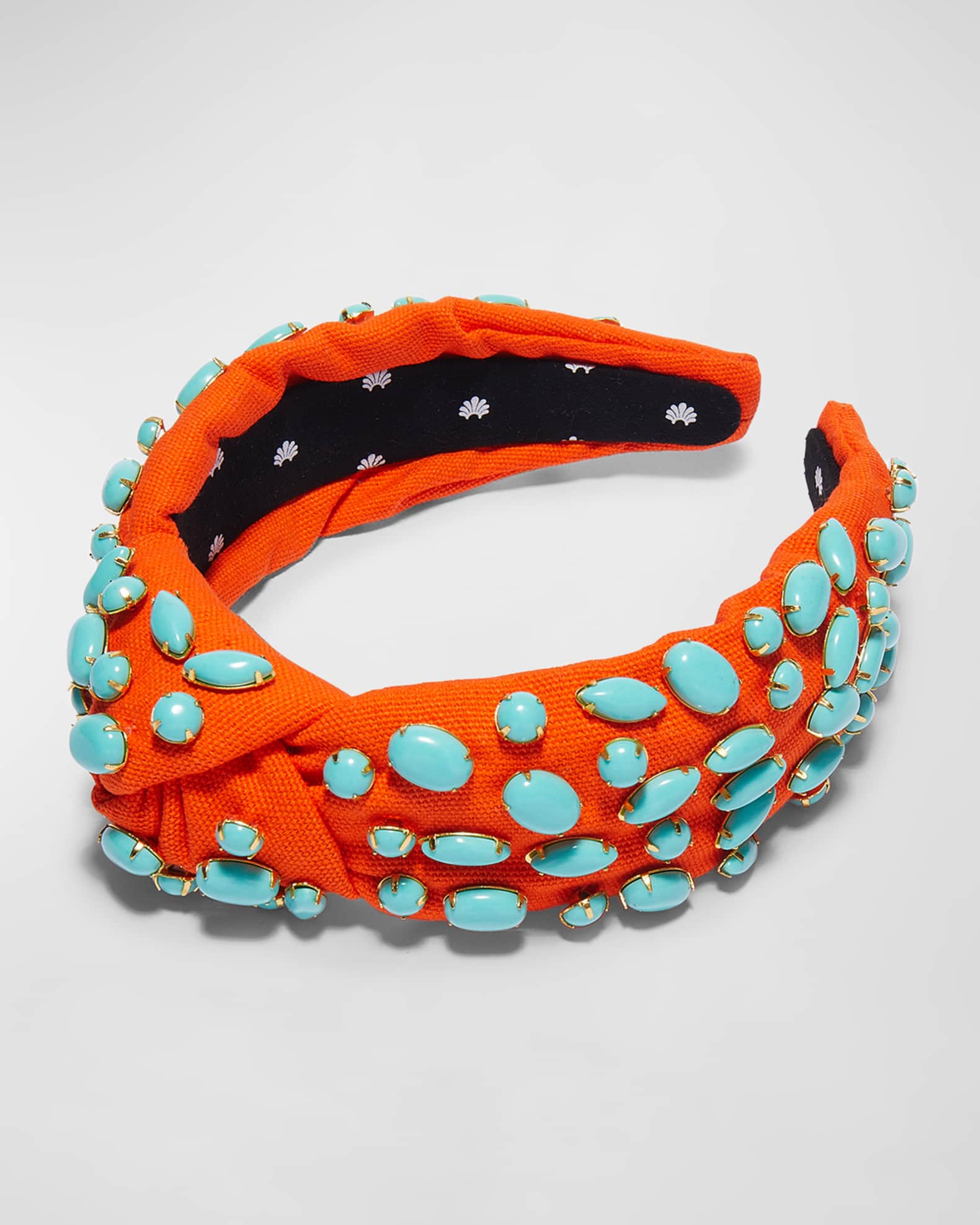 Lele Sadoughi Pebble Cabochon Knotted Headband Neiman Marcus