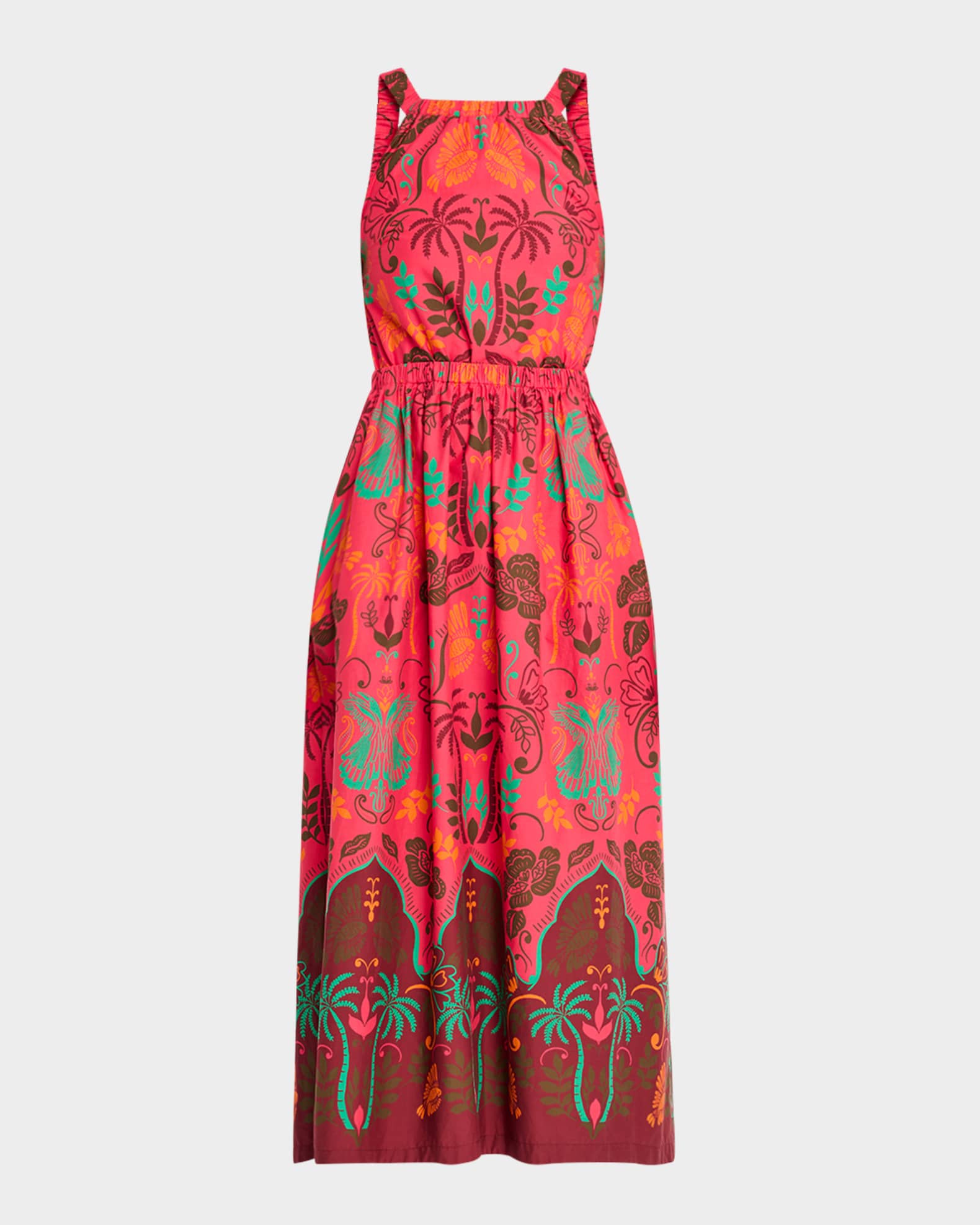 Colomba Sleeveless Open Tie-Back Maxi Dress 0