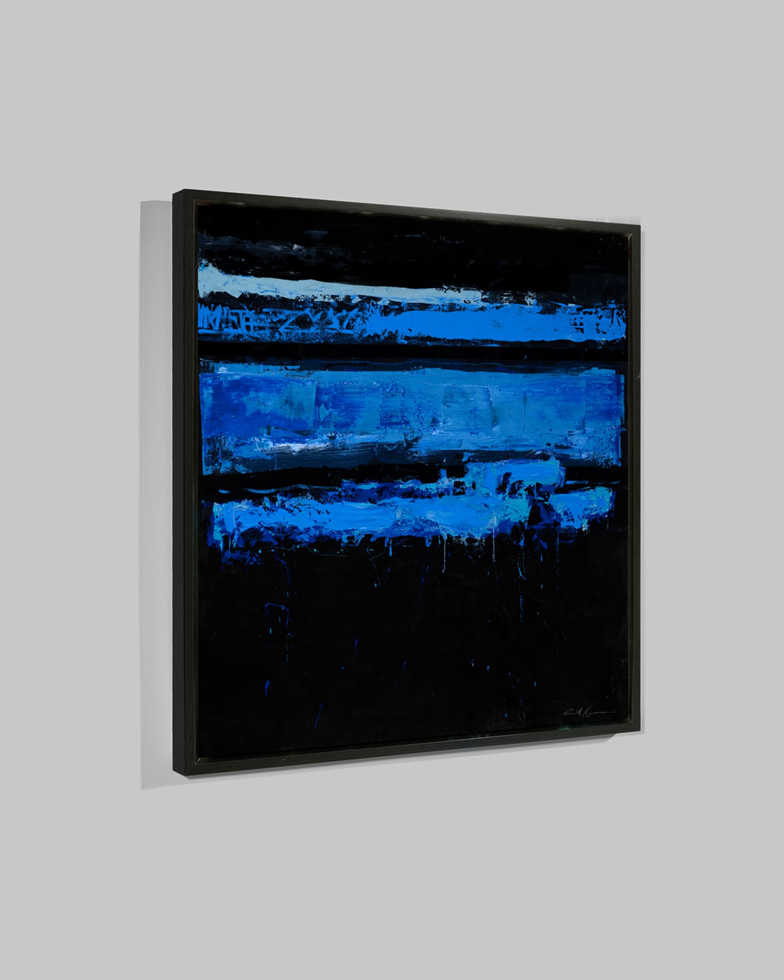 "Noir Et Bleu" Giclee Canvas Art by Robert Robinson 1