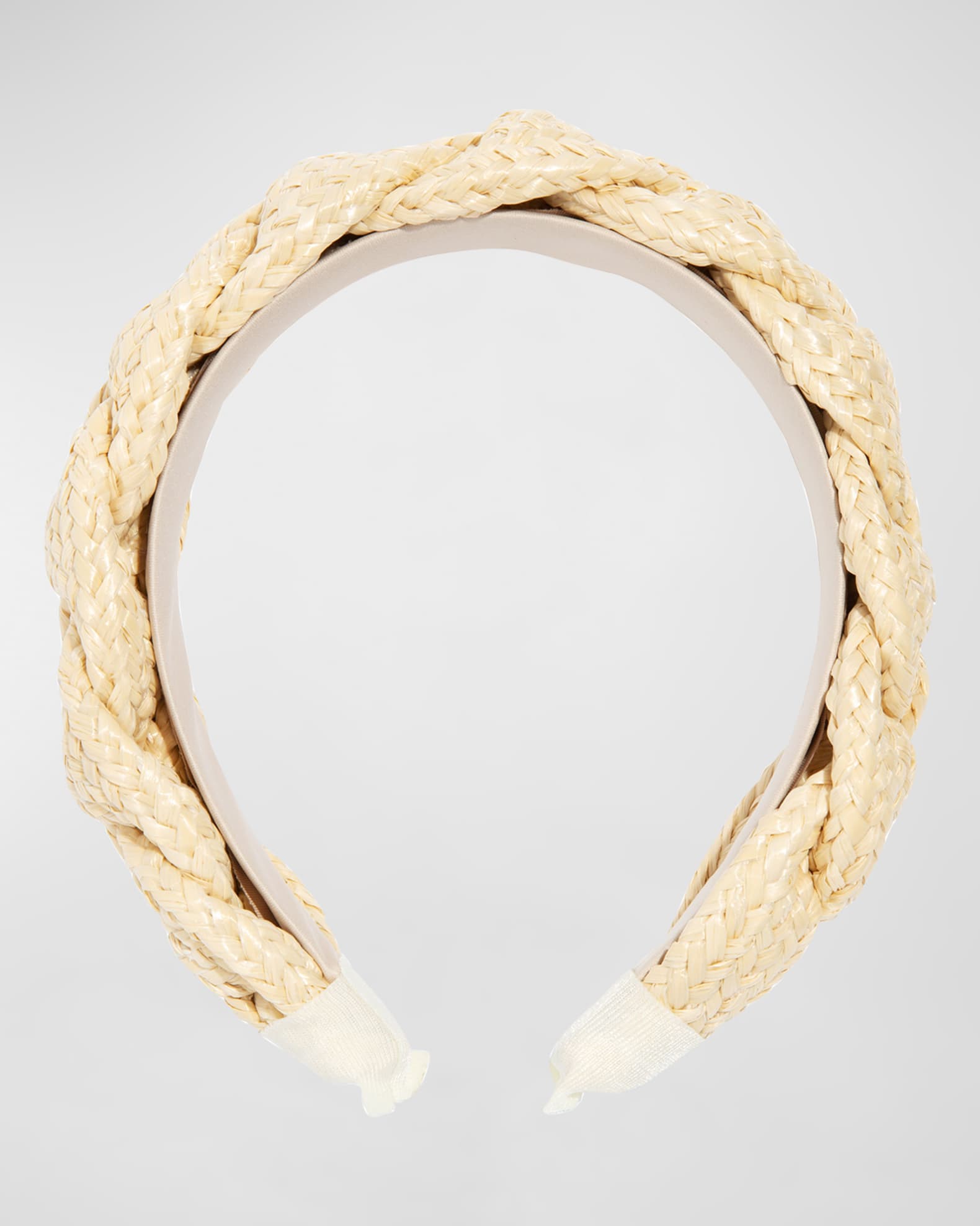 Braided Straw Headband  1