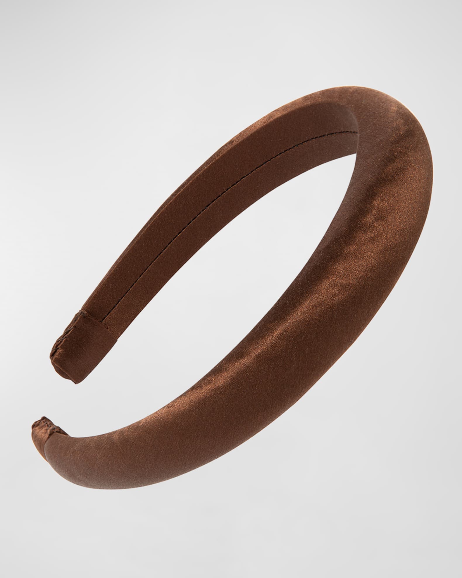 Silk Charmeuse Padded Headband  0