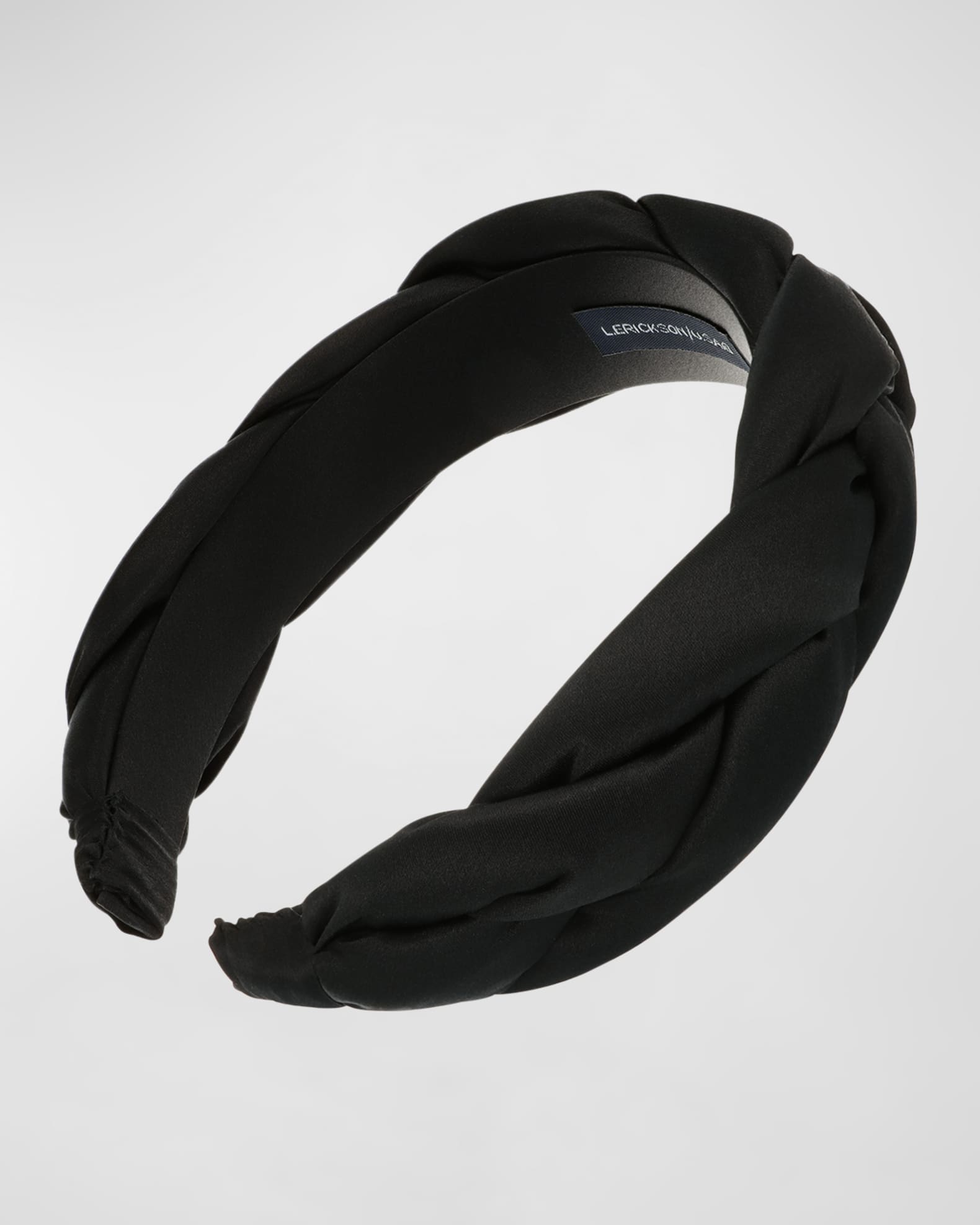 Silk Charmeuse Braided Headband  1