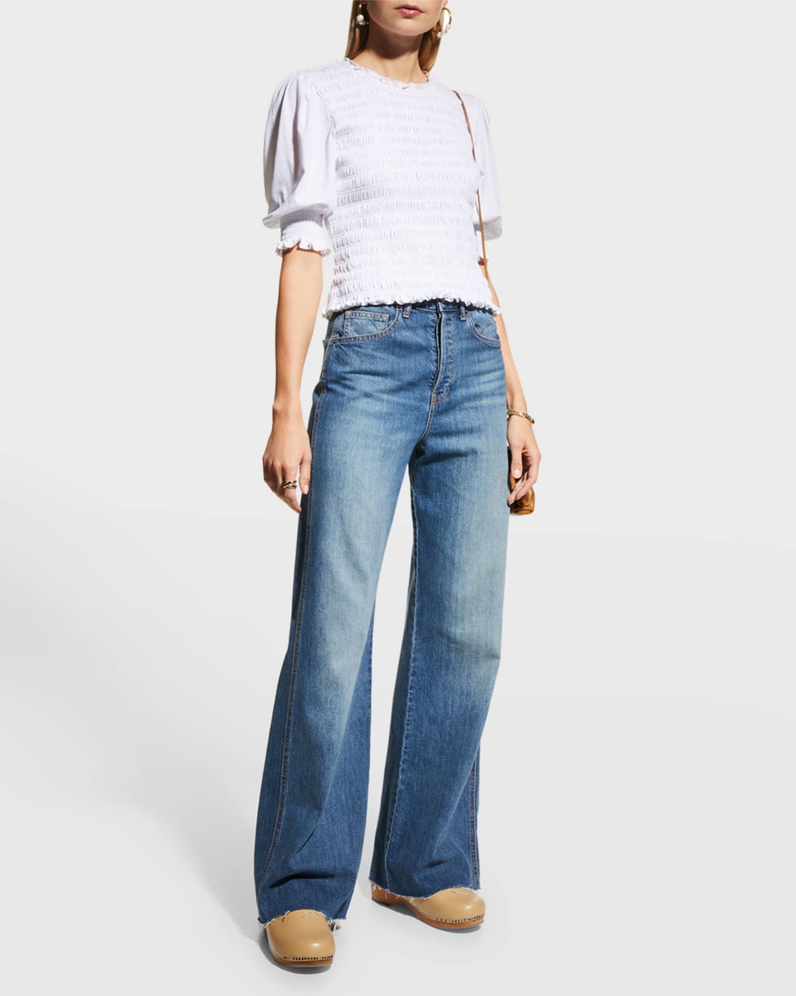 Langston Smocked Top