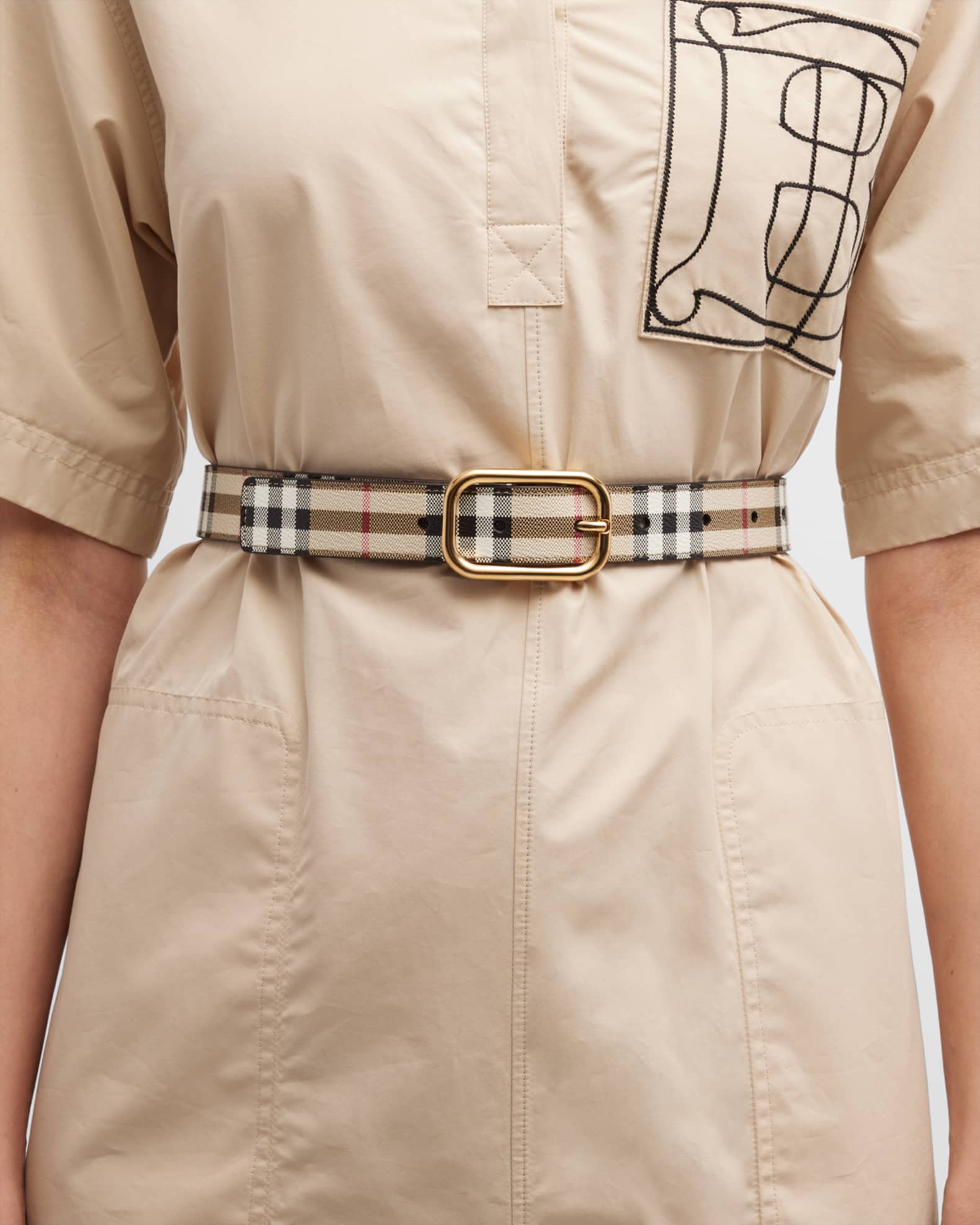 Burberry dress with belt shop
