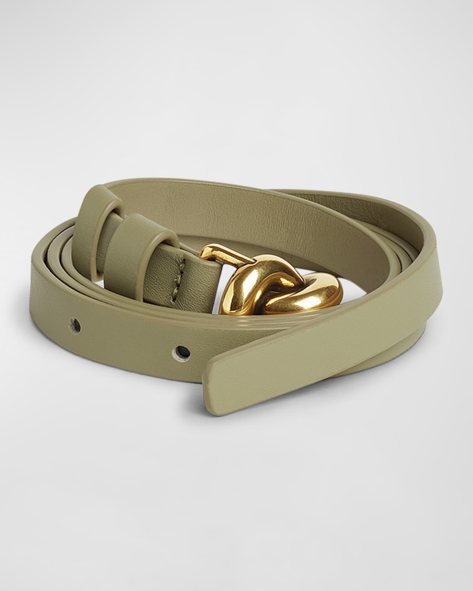 Knot Buckle Leather Belt