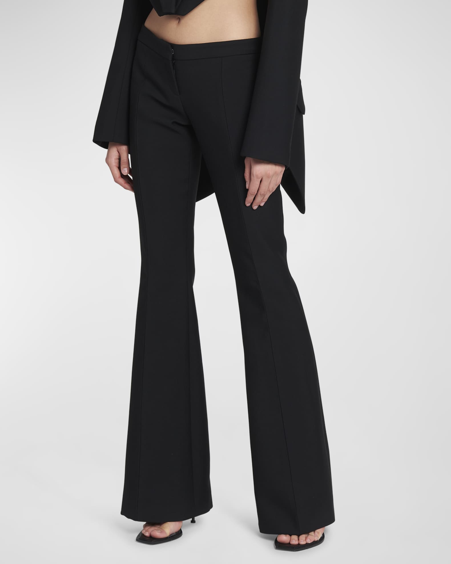 Alexander McQueen Low-Rise Bumster Trousers | Neiman Marcus
