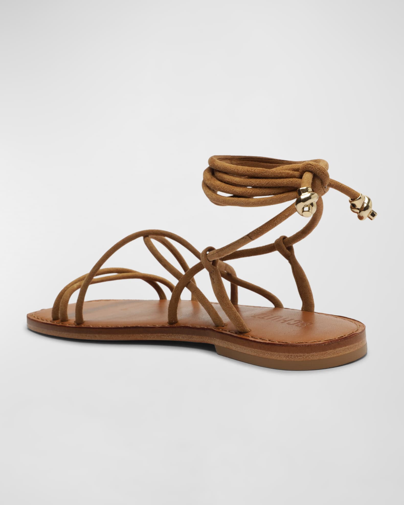 Schutz Magdalena Ankle-Tie Sandals | Neiman Marcus