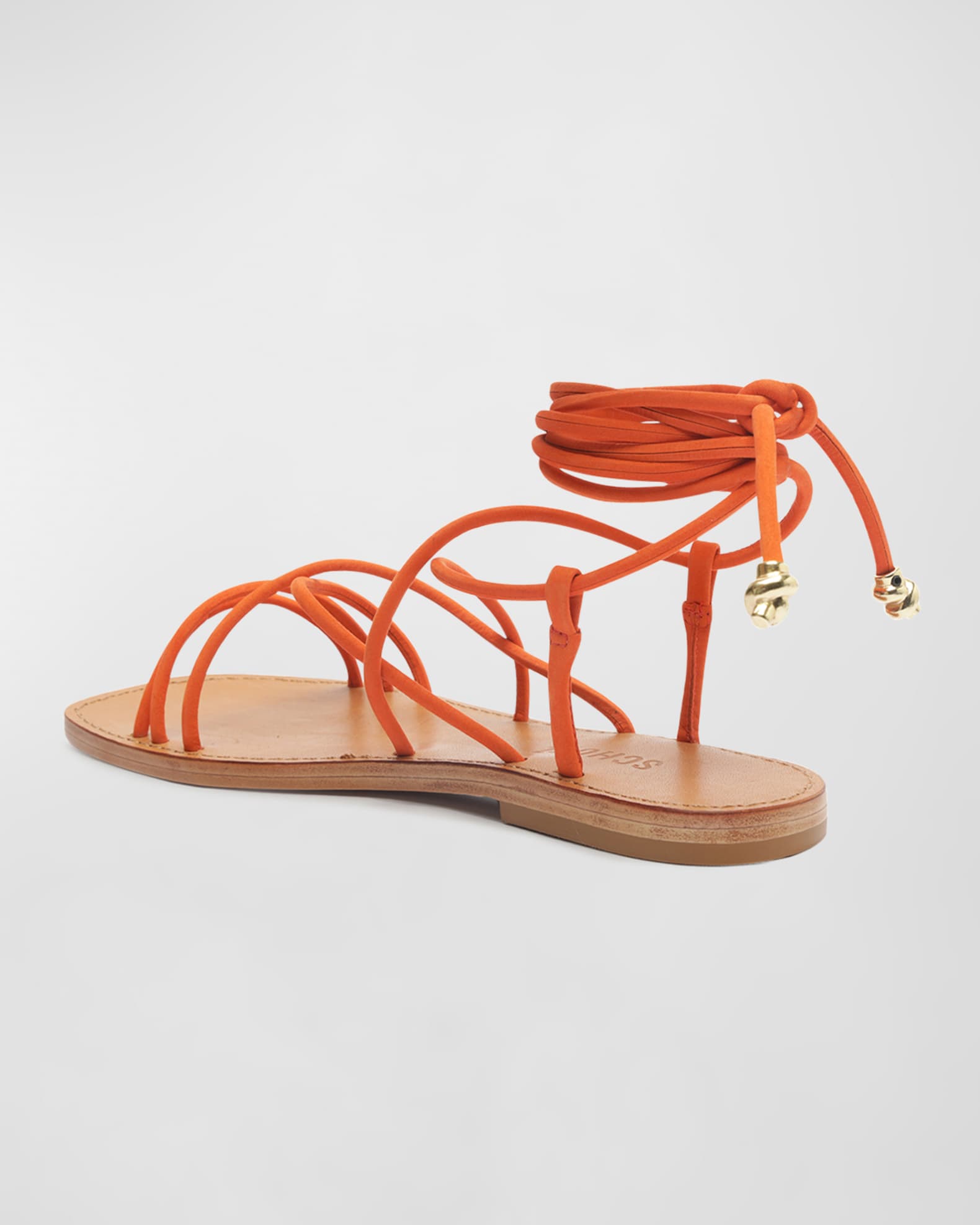 Schutz Magdalena Ankle-Tie Sandals | Neiman Marcus