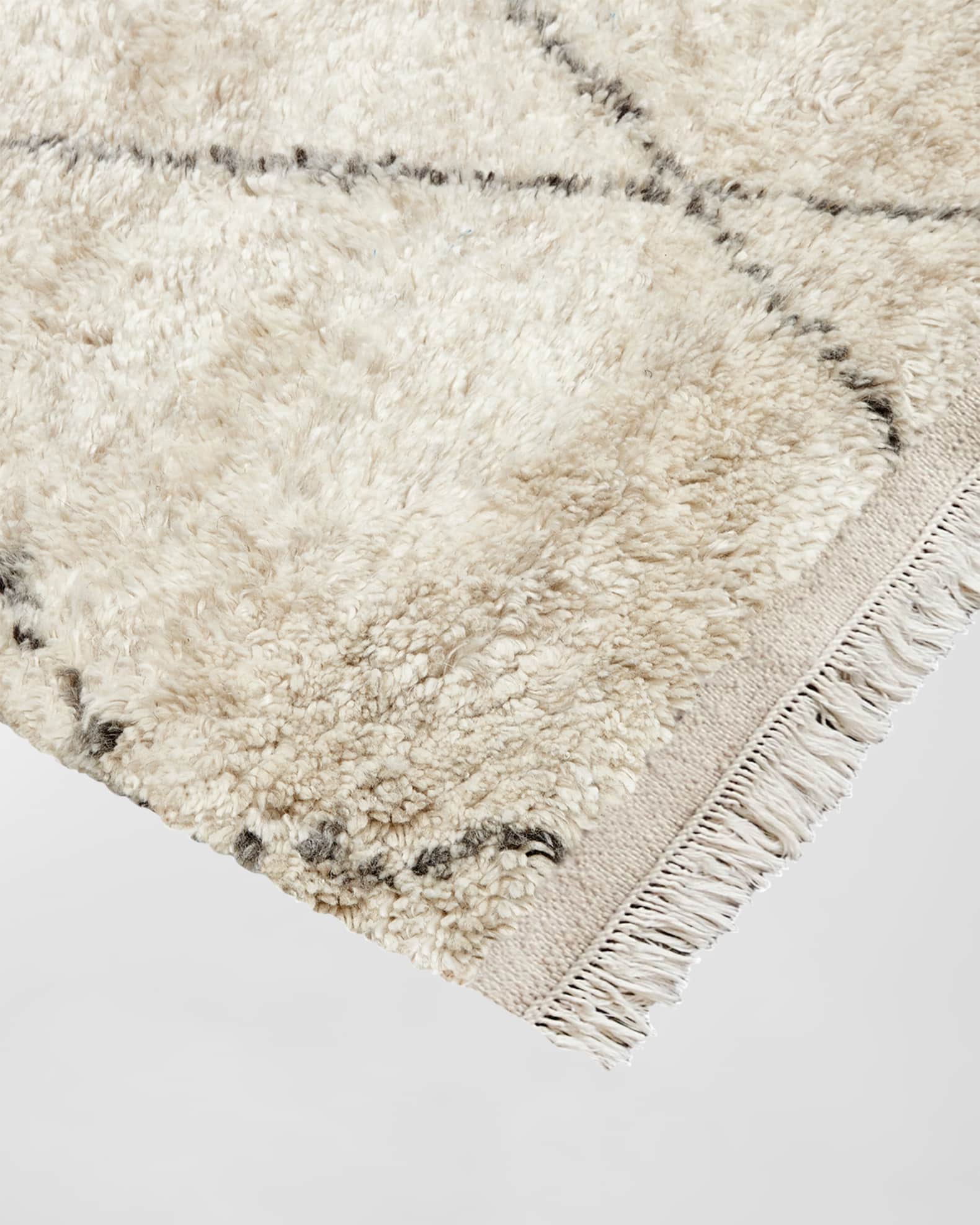 Solo Rugs Shaggy Moroccan Handmade Area Rug Neiman Marcus