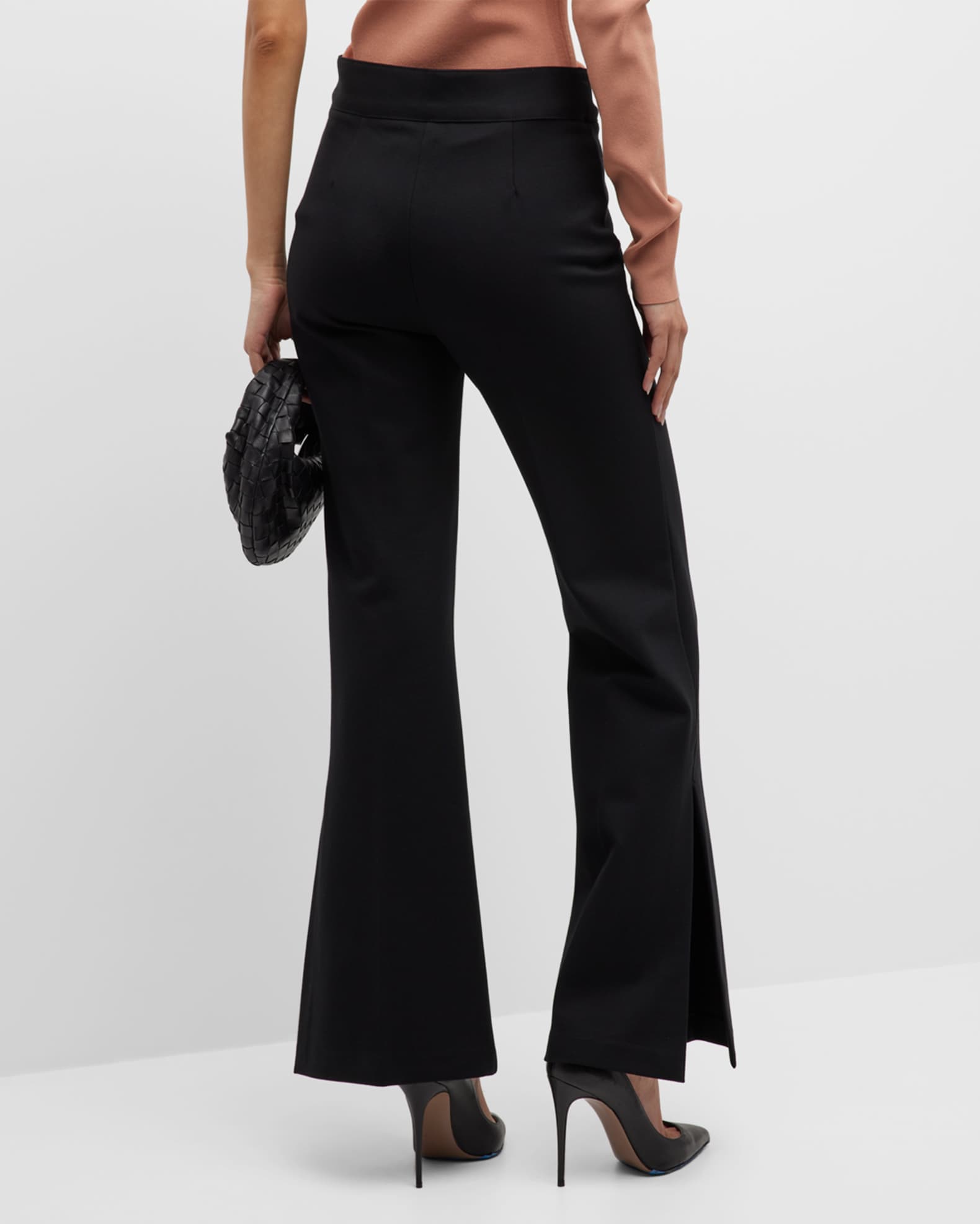CM.YAYA Sporty Patchwork Women's Set Sleeveless Polo-tank Tops and Slit Flare Pants 2025 Active Two 2 Piece Set Outfit Tracksuit