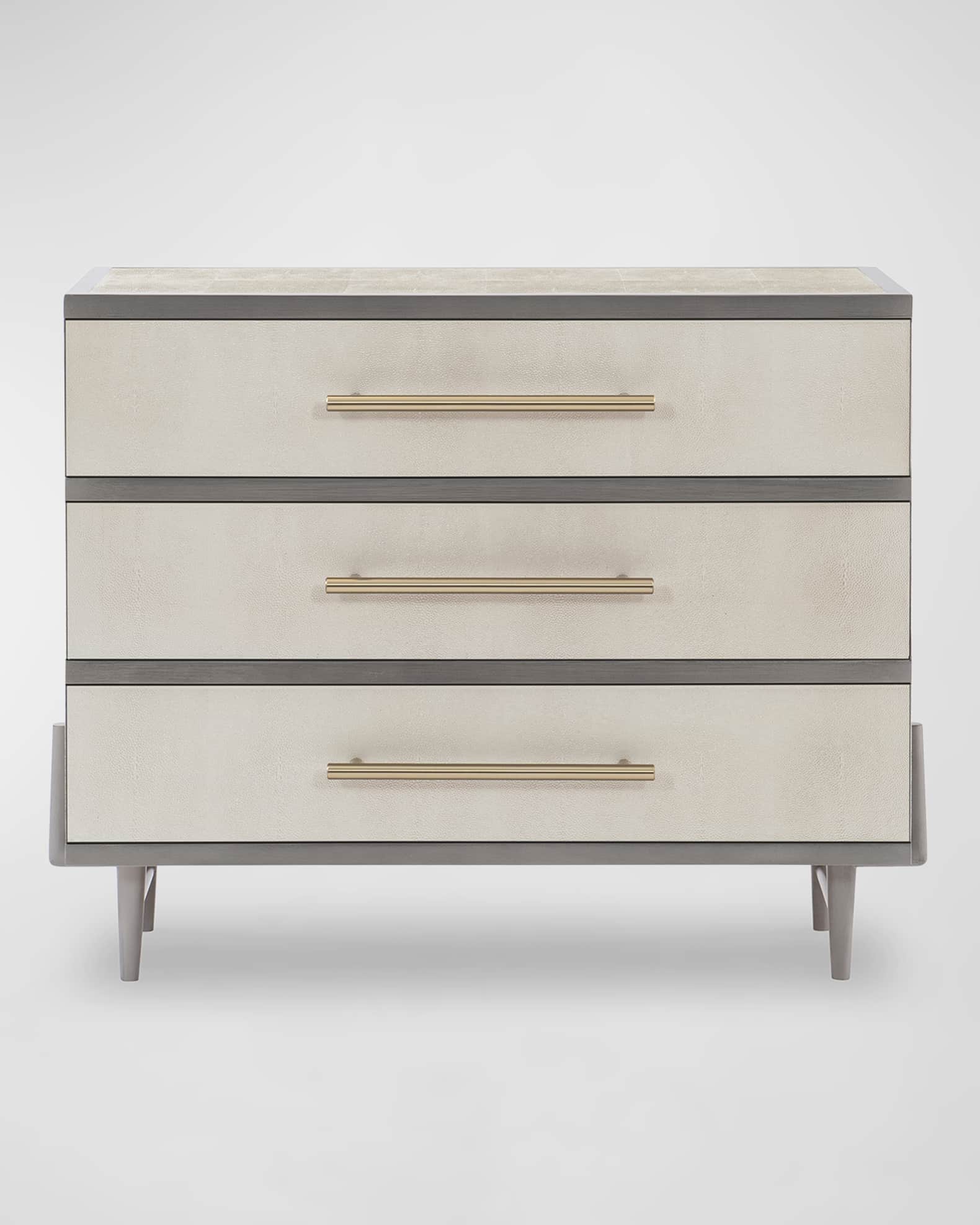 Cumberland Faux Shagreen Chest 1