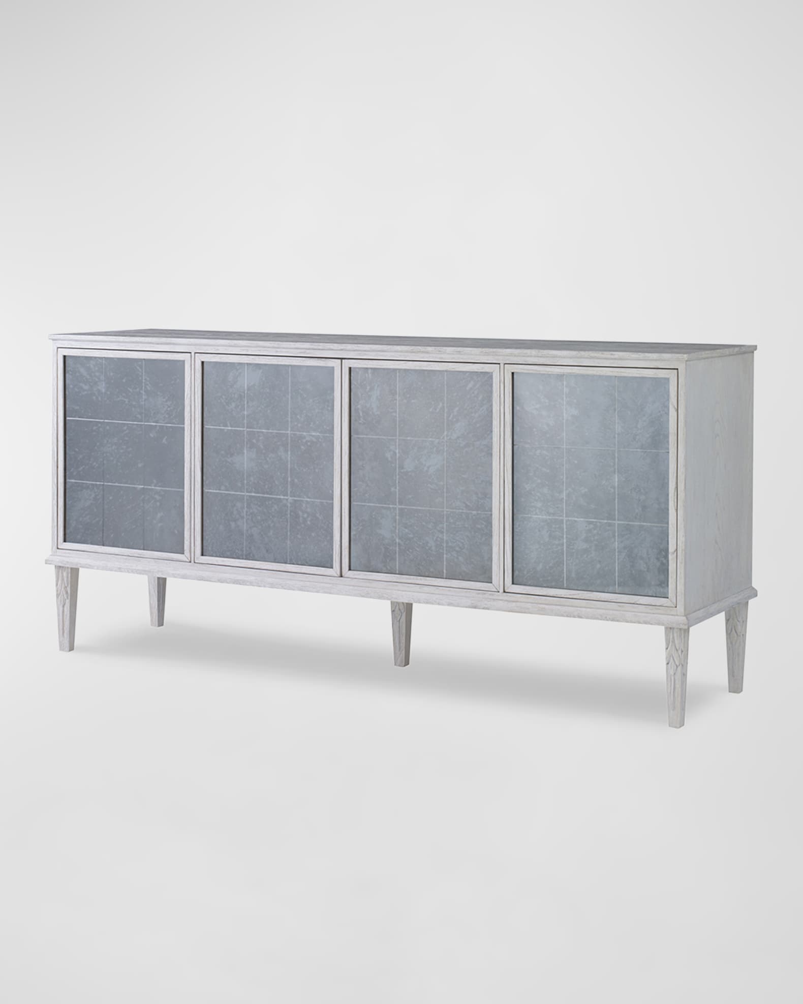Glace Mirrored Door Console  0