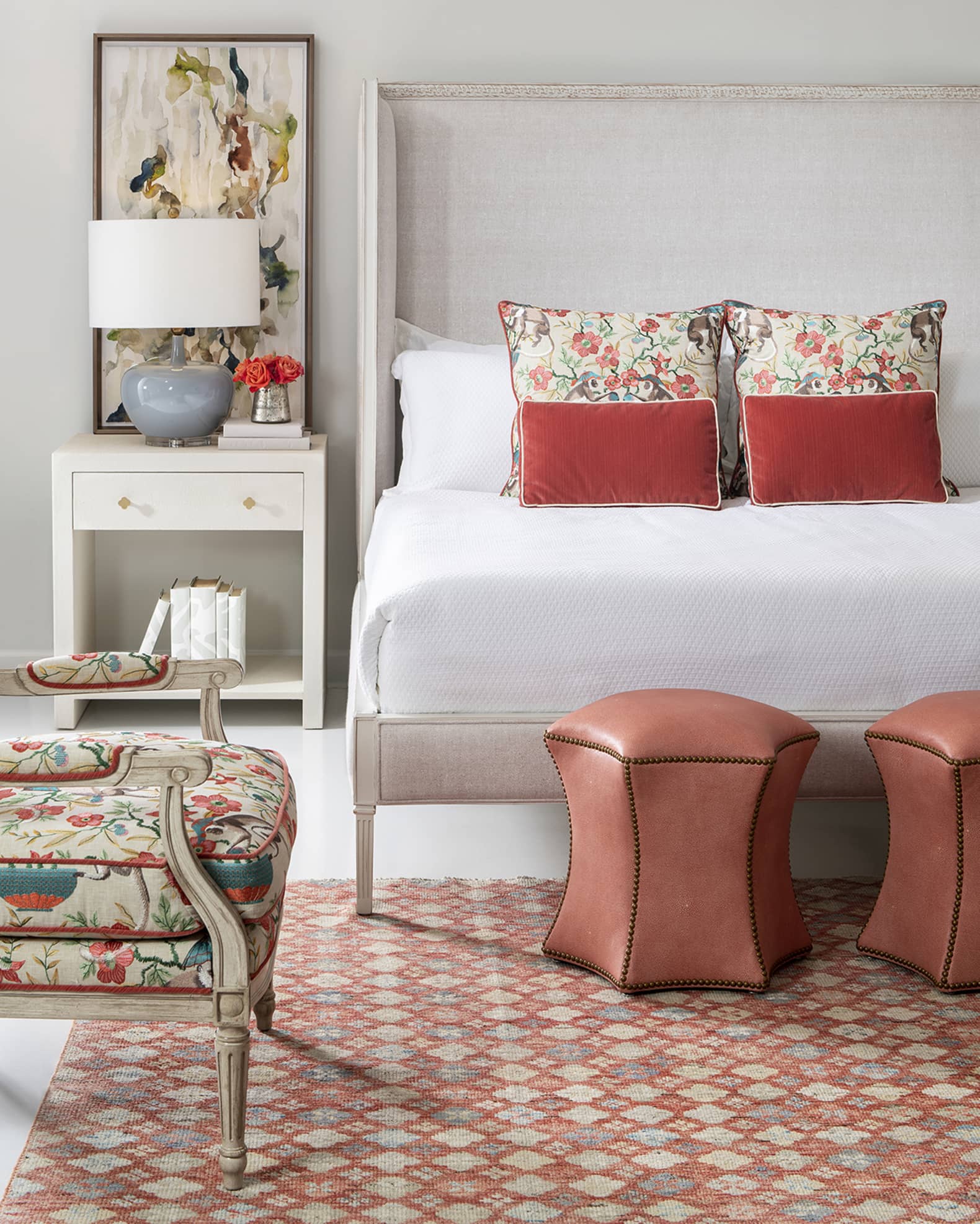 Margaux Upholstered King Bed 1