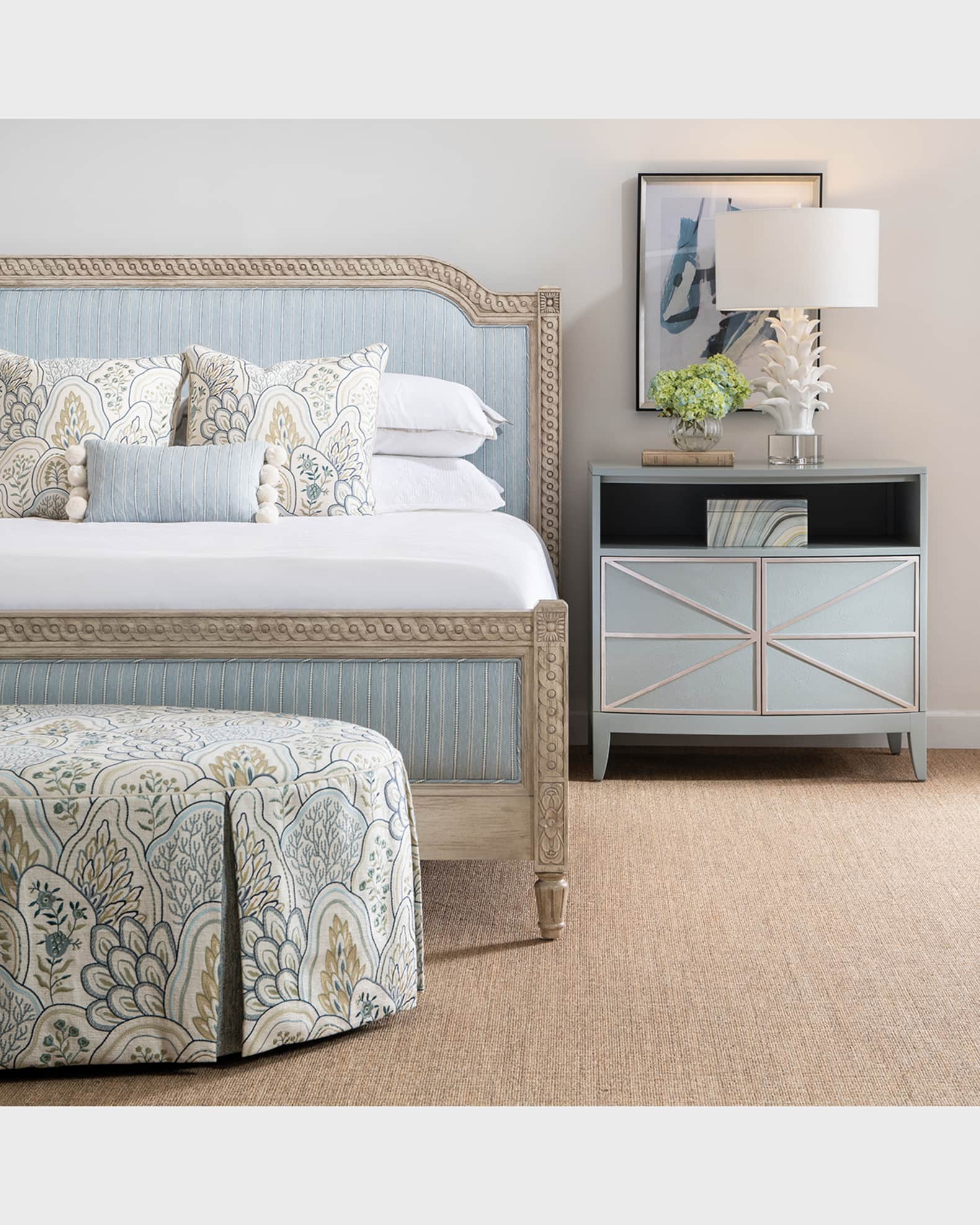 Fayette Upholstered King Bed 1
