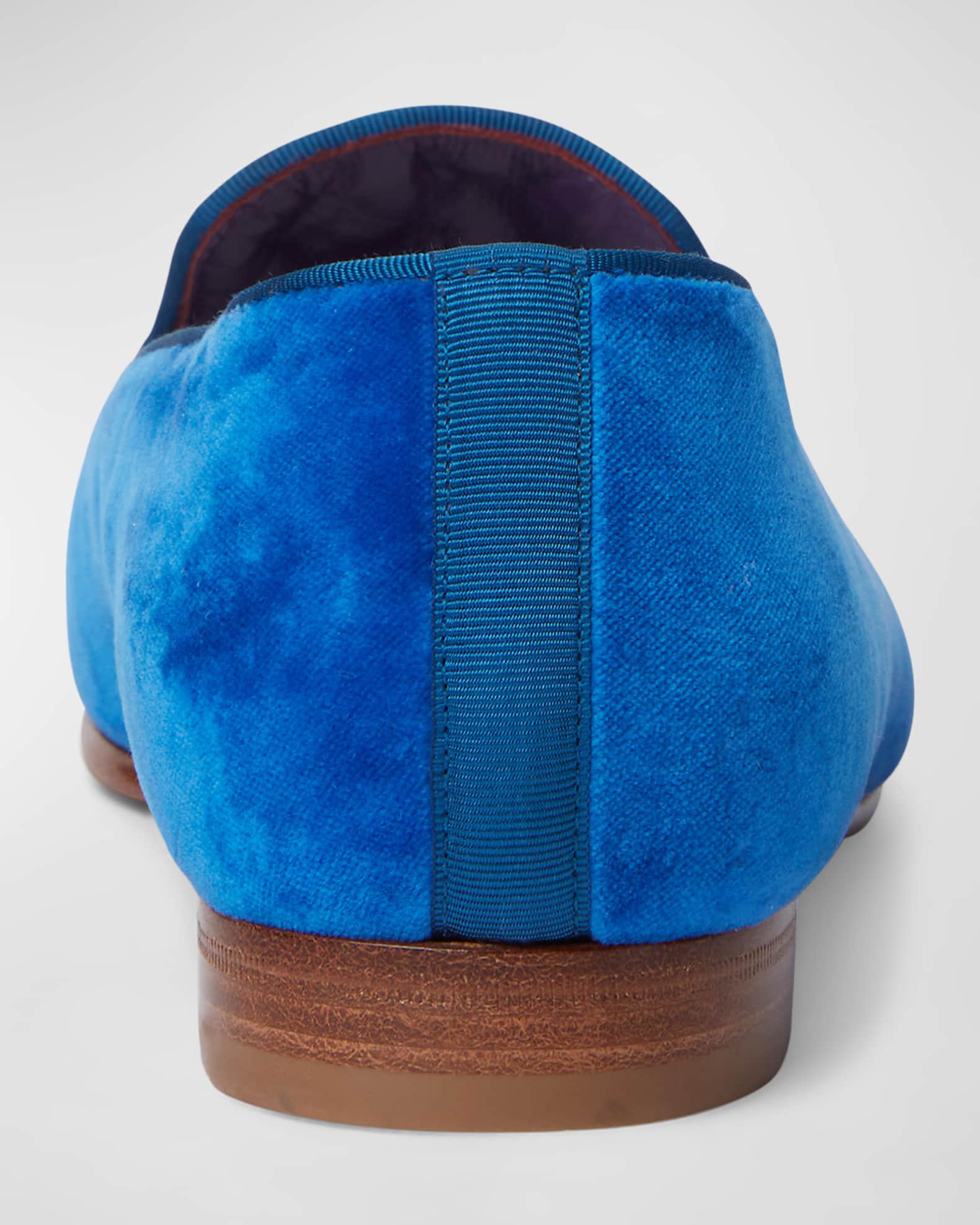 ralph lauren velvet loafers