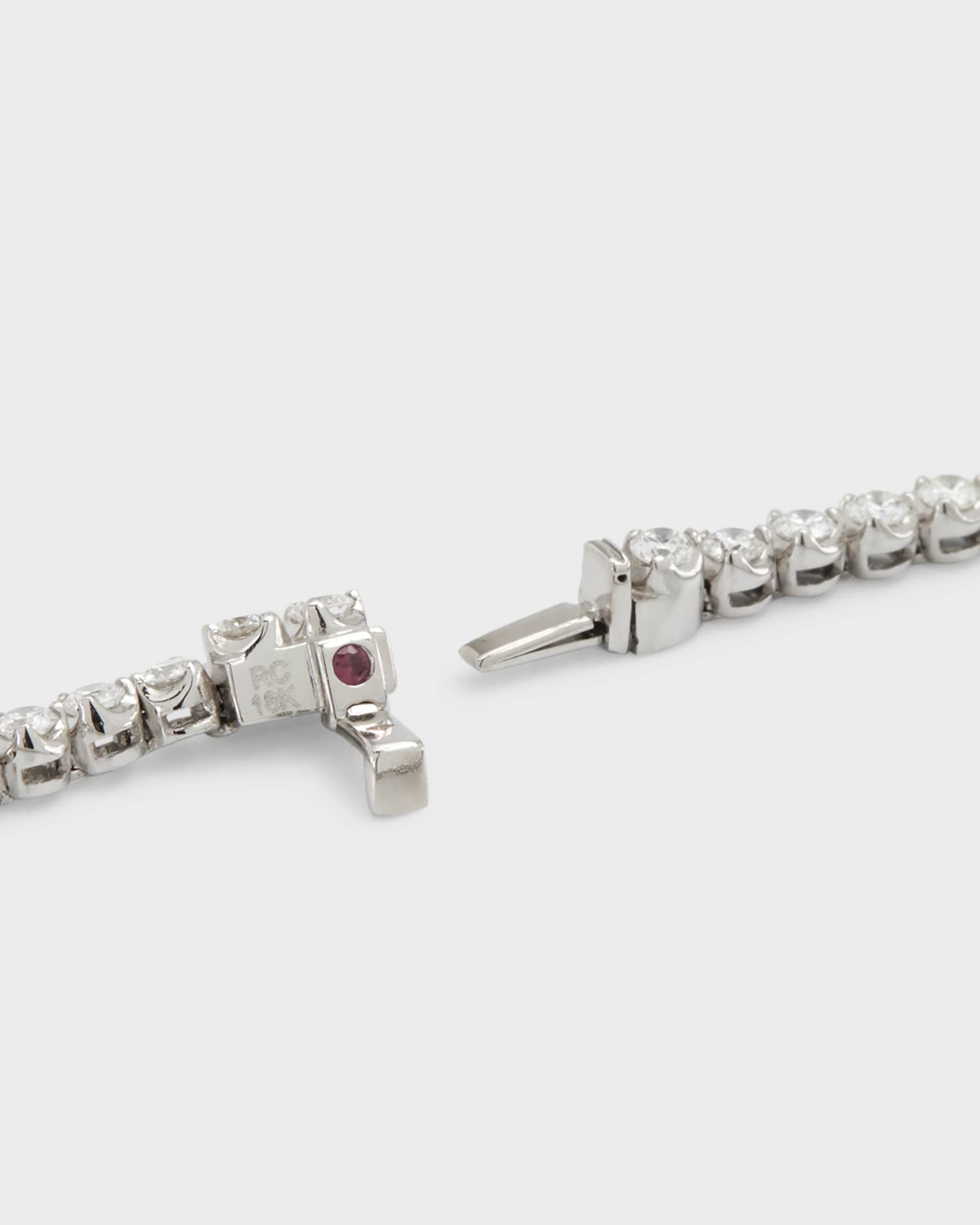 18k White Gold Diamond Tennis Bracelet