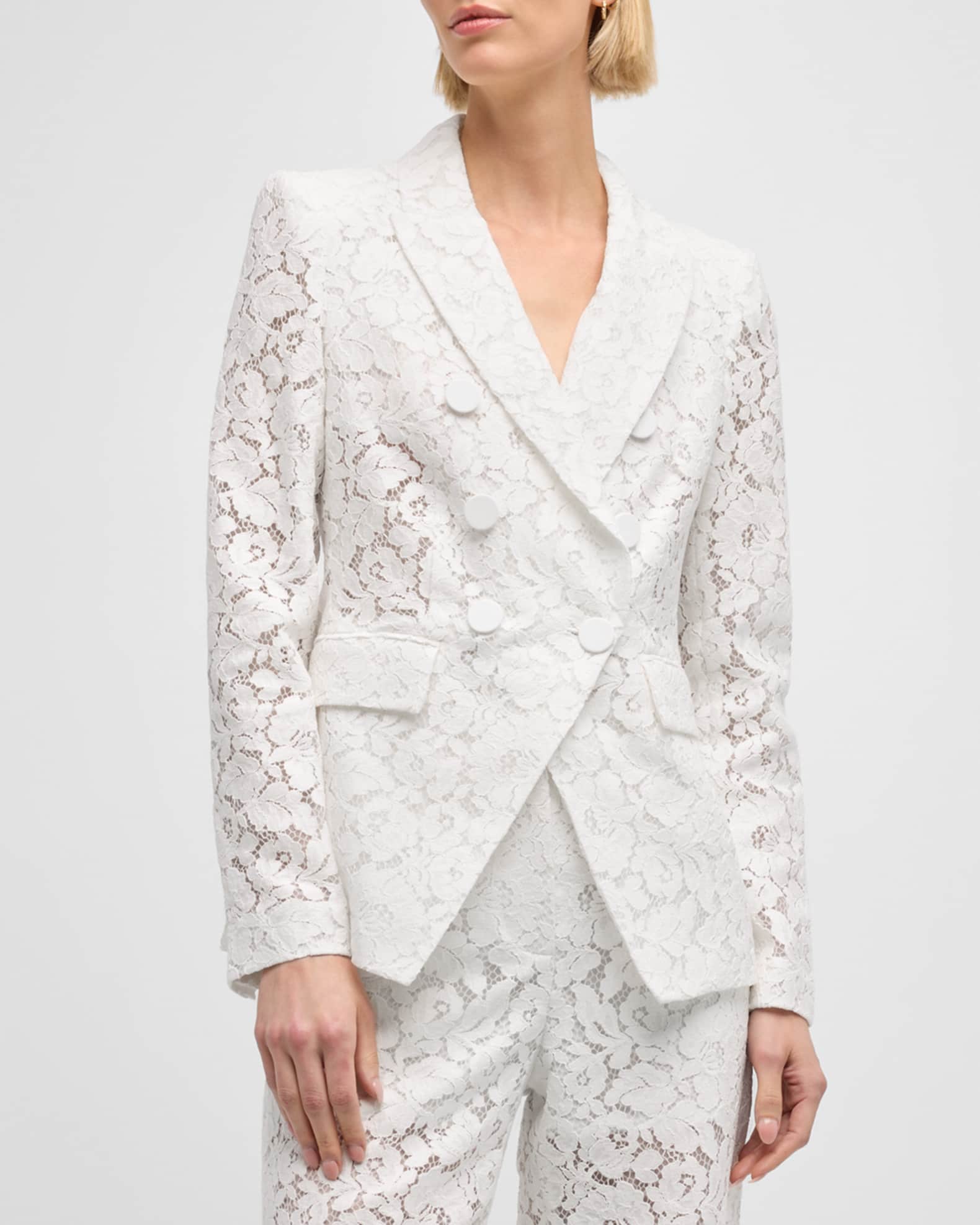 Veronica Beard Miller Lace Dickey Jacket Neiman Marcus