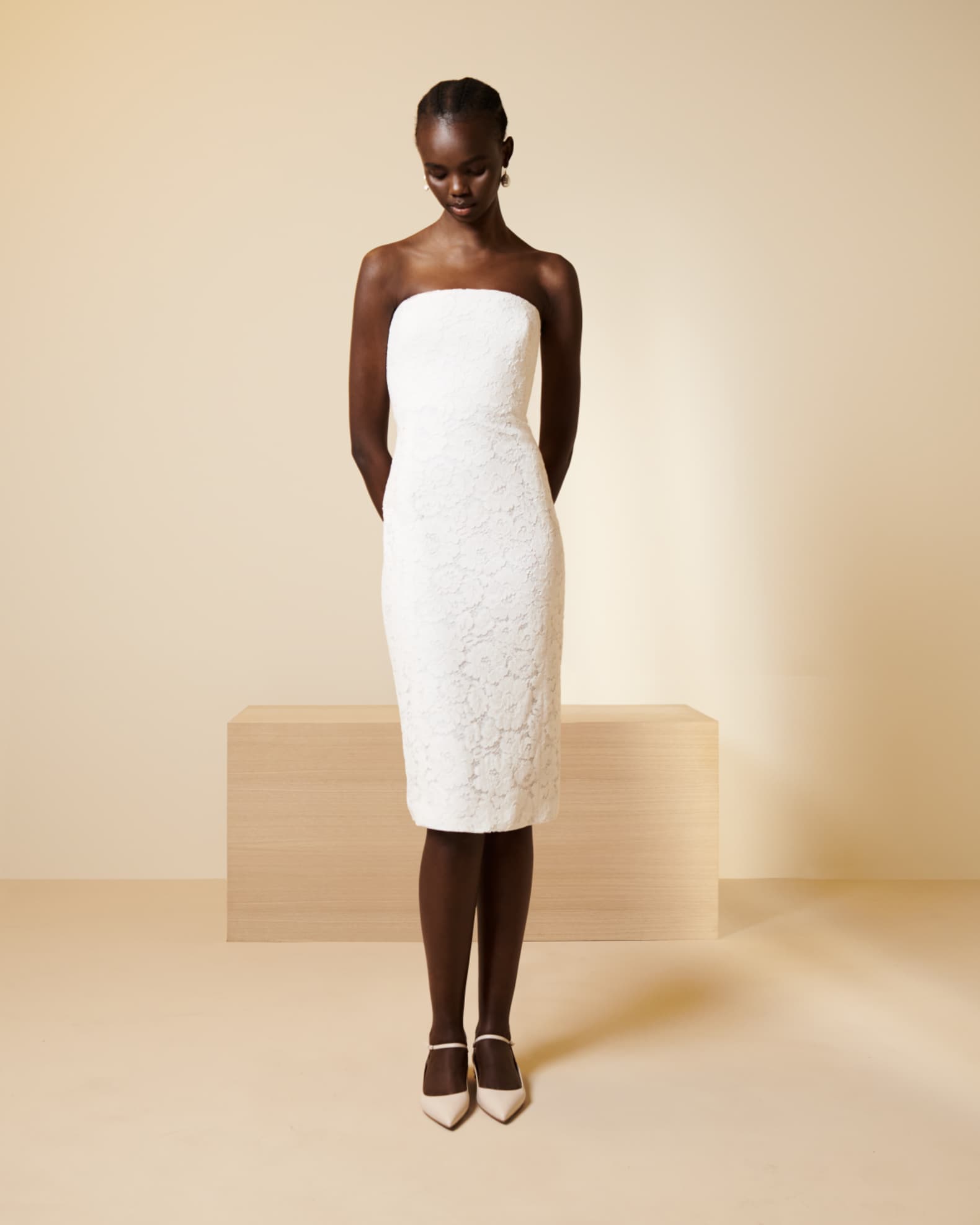 Veronica beard strapless dress store