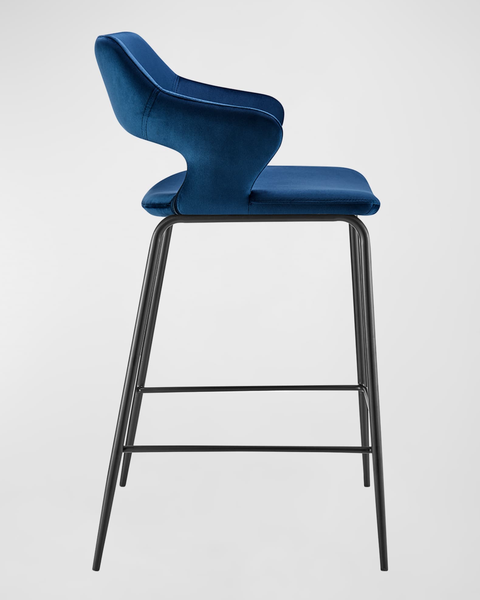 Euro Style Vidar Velvet Counter Stool Neiman Marcus