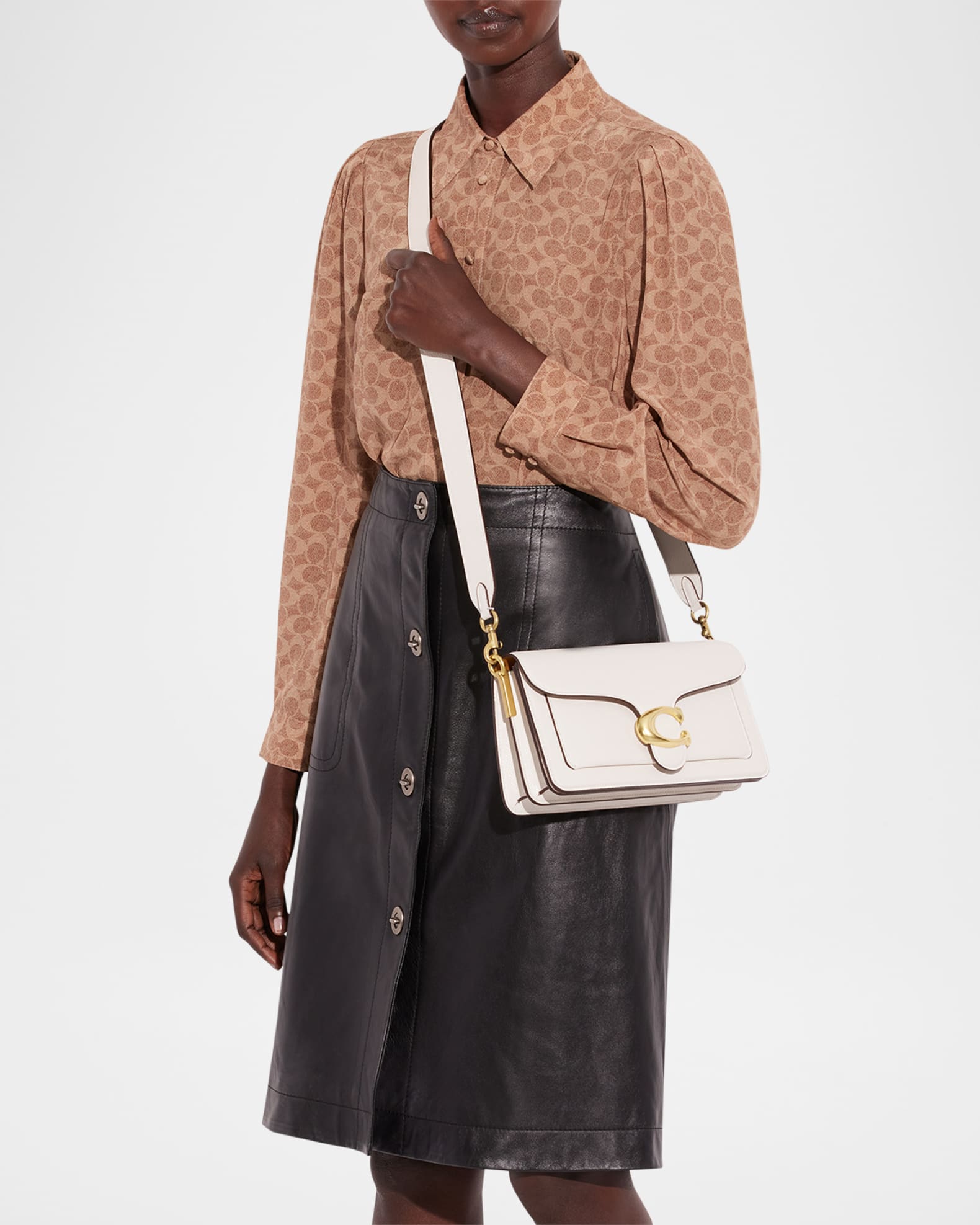 Coach Tabby 26 Pebbled Leather Shoulder Bag Neiman Marcus