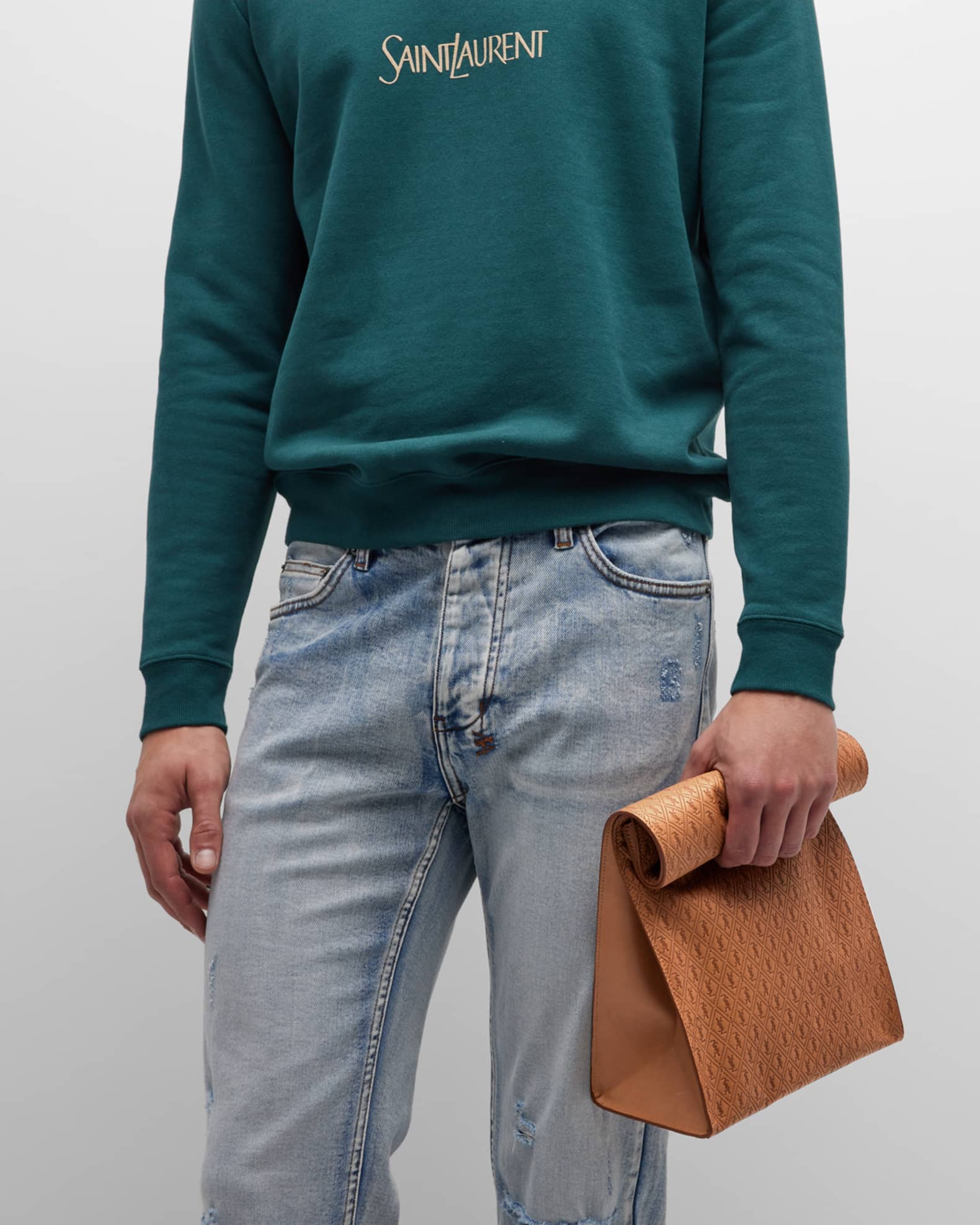 Saint laurent paper bag store