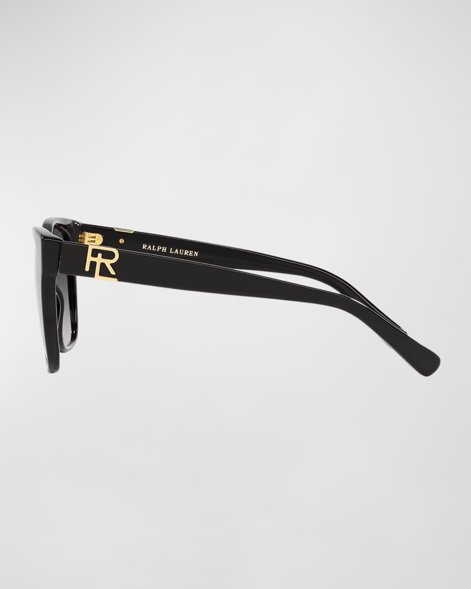 RL Monogram Gradient Square Acetate Sunglasses  1