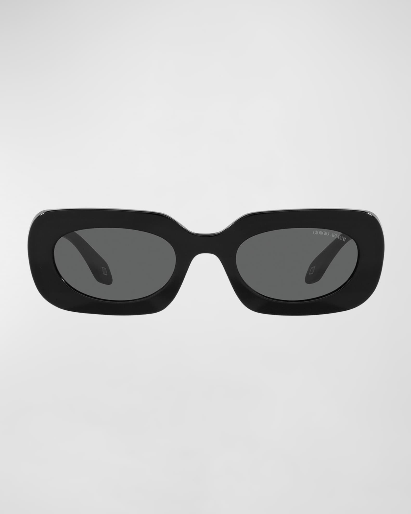ホットセール Acetate Logo Armani Giorgio Rectangle Marcus Neiman | Sunglasses 香水(女性用)