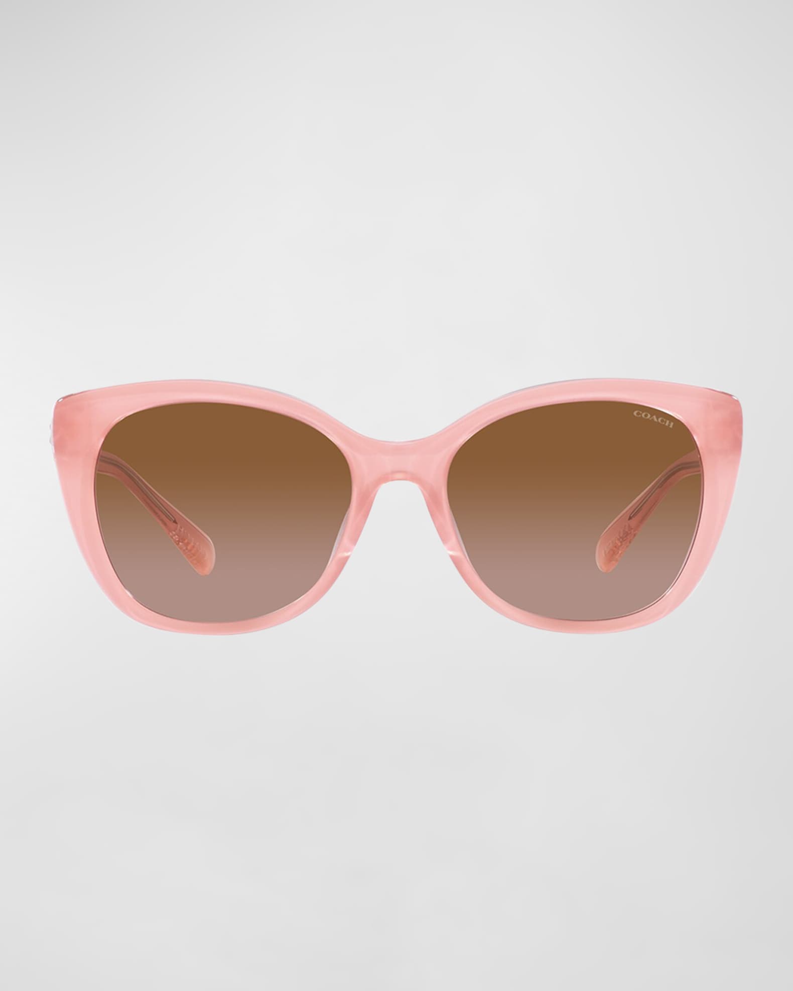 Coach Pink Light Gold Women's Cat Eye Sunglasses main image 1
