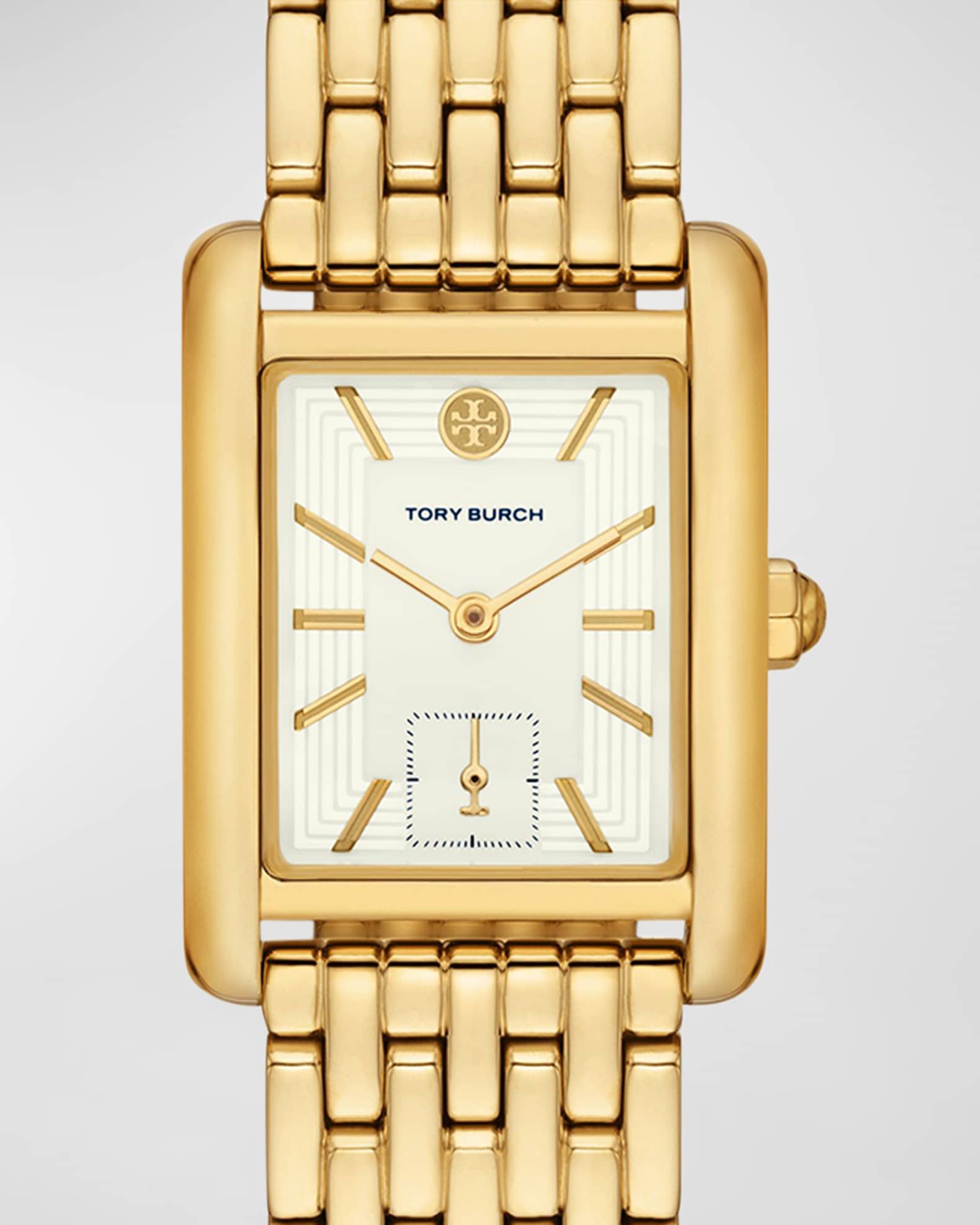 Tory Burch Women's Eleanor Gold-Tone Stainless Steel Bracelet Watch 34mm - Gold