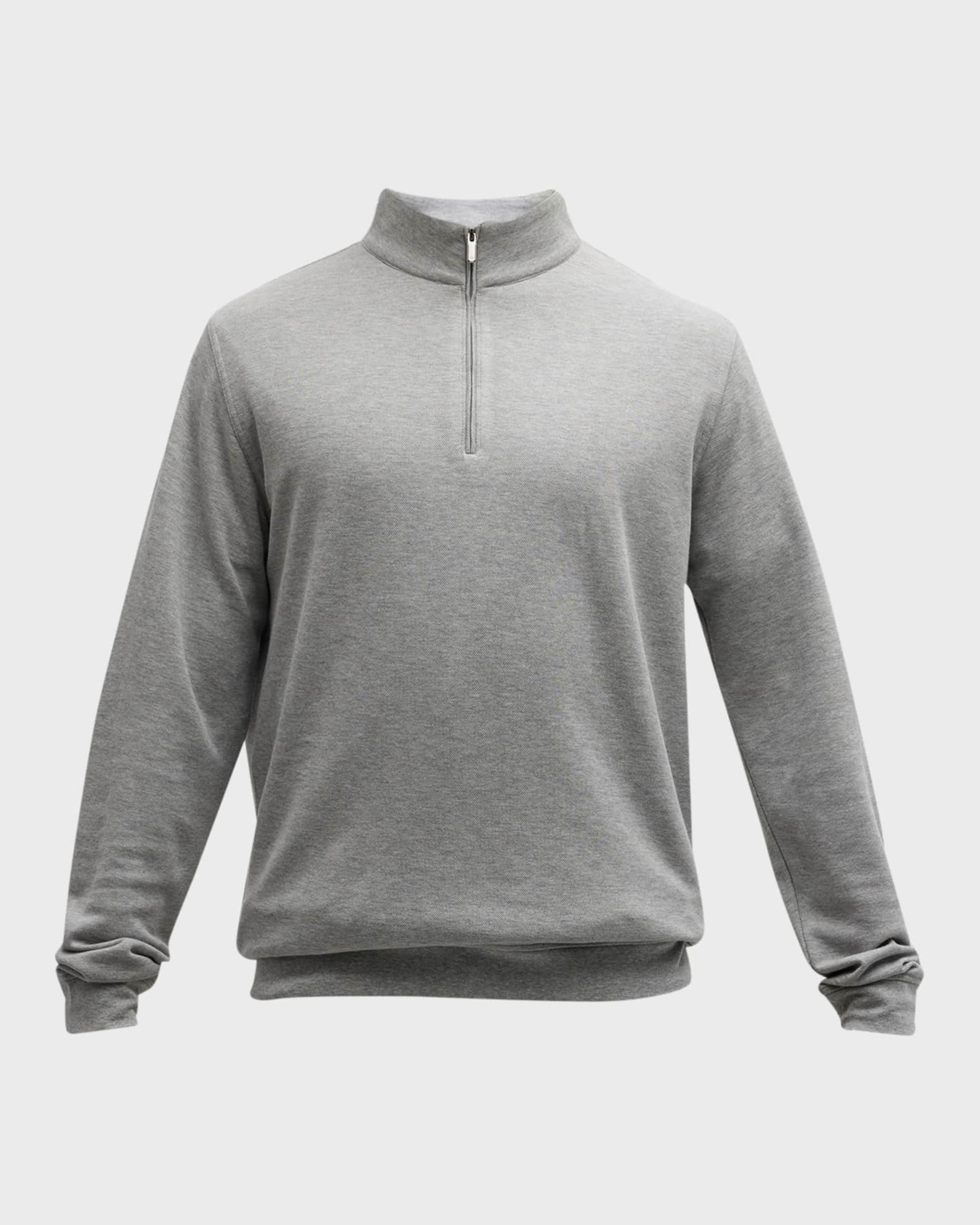 Peter Millar Men's Crown Comfort Quarter-Zip Sweater | Neiman Marcus