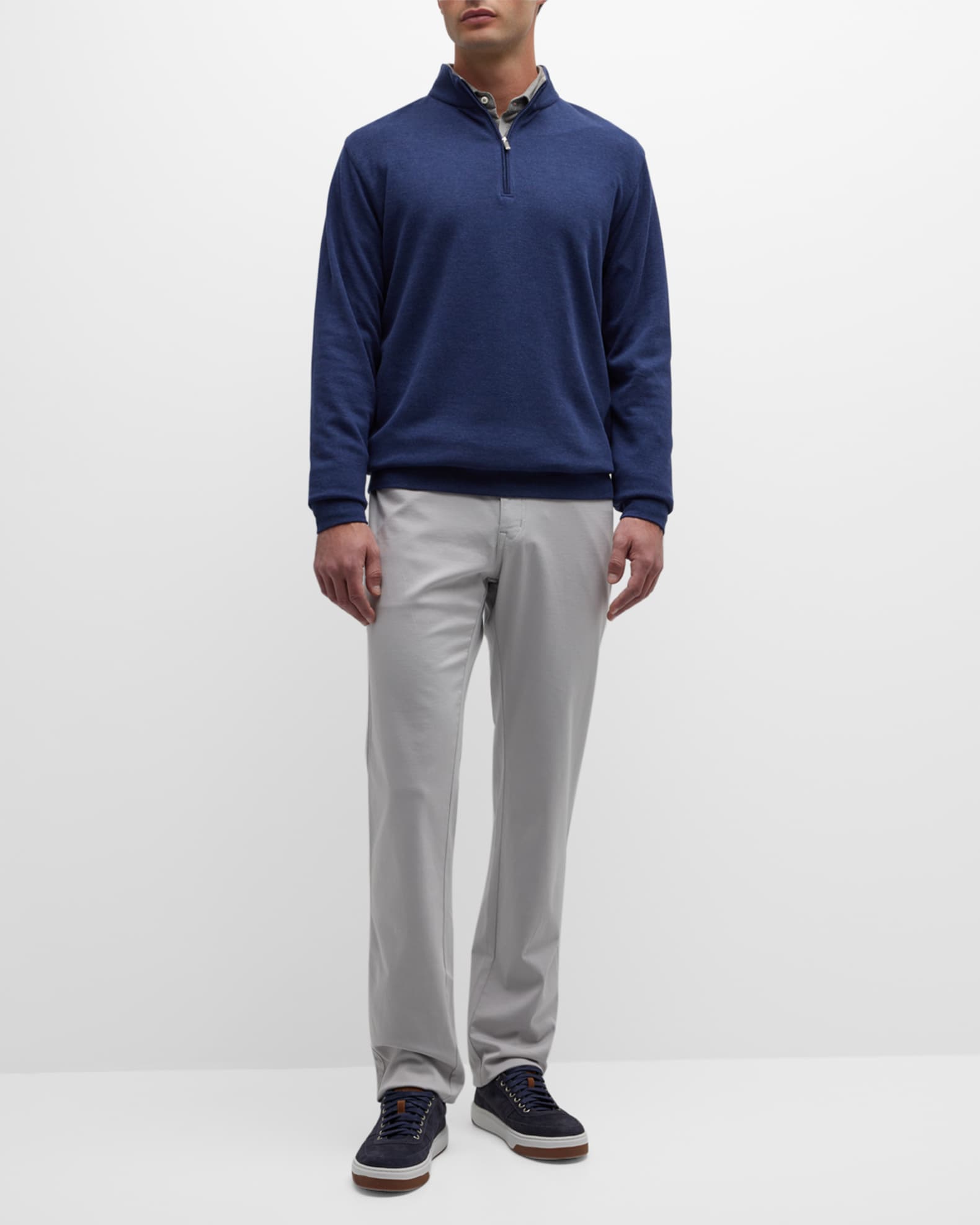 Men's Crown Comfort Quarter-Zip Sweater 1
