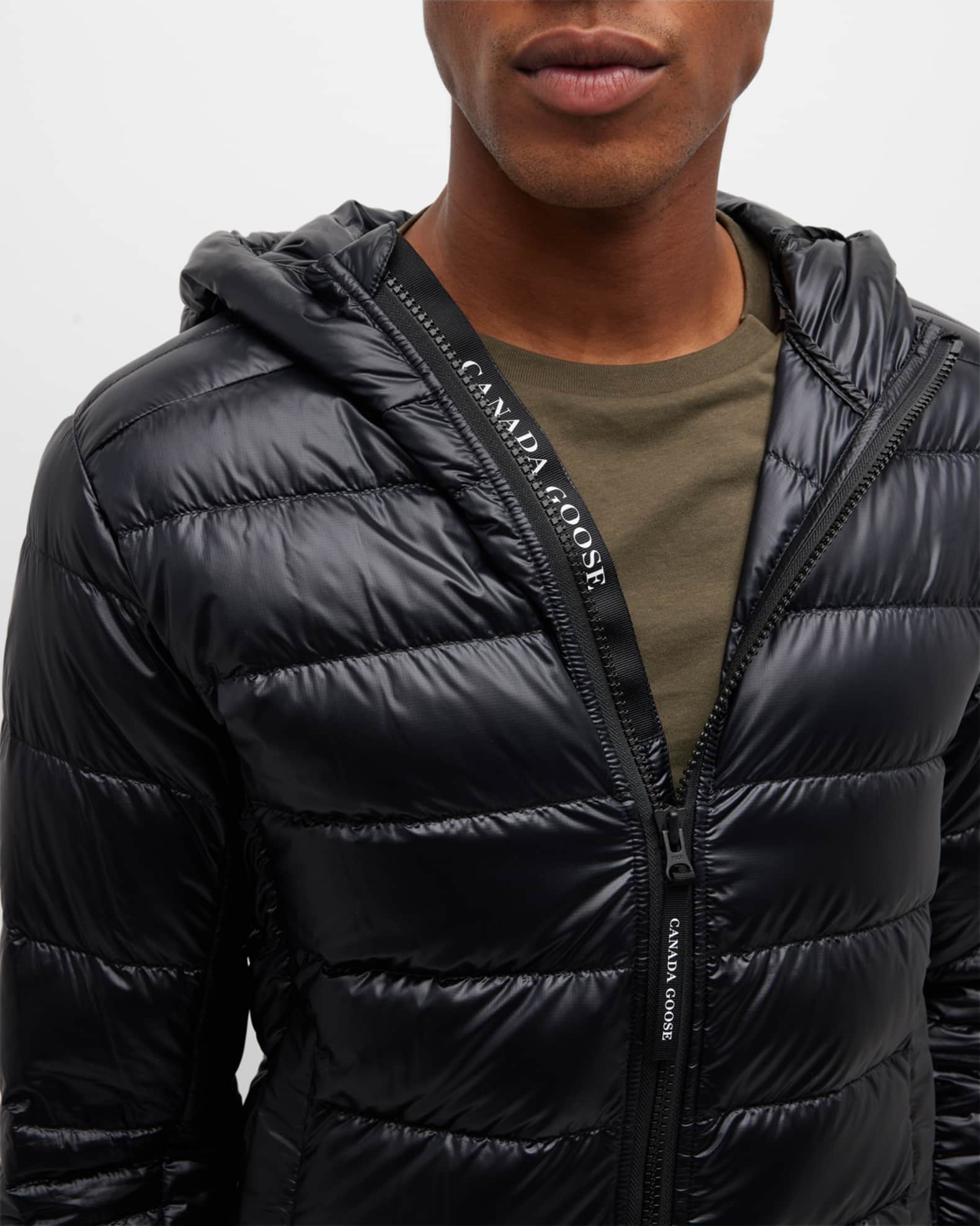 Canada goose leather bomber jacket mens clearance