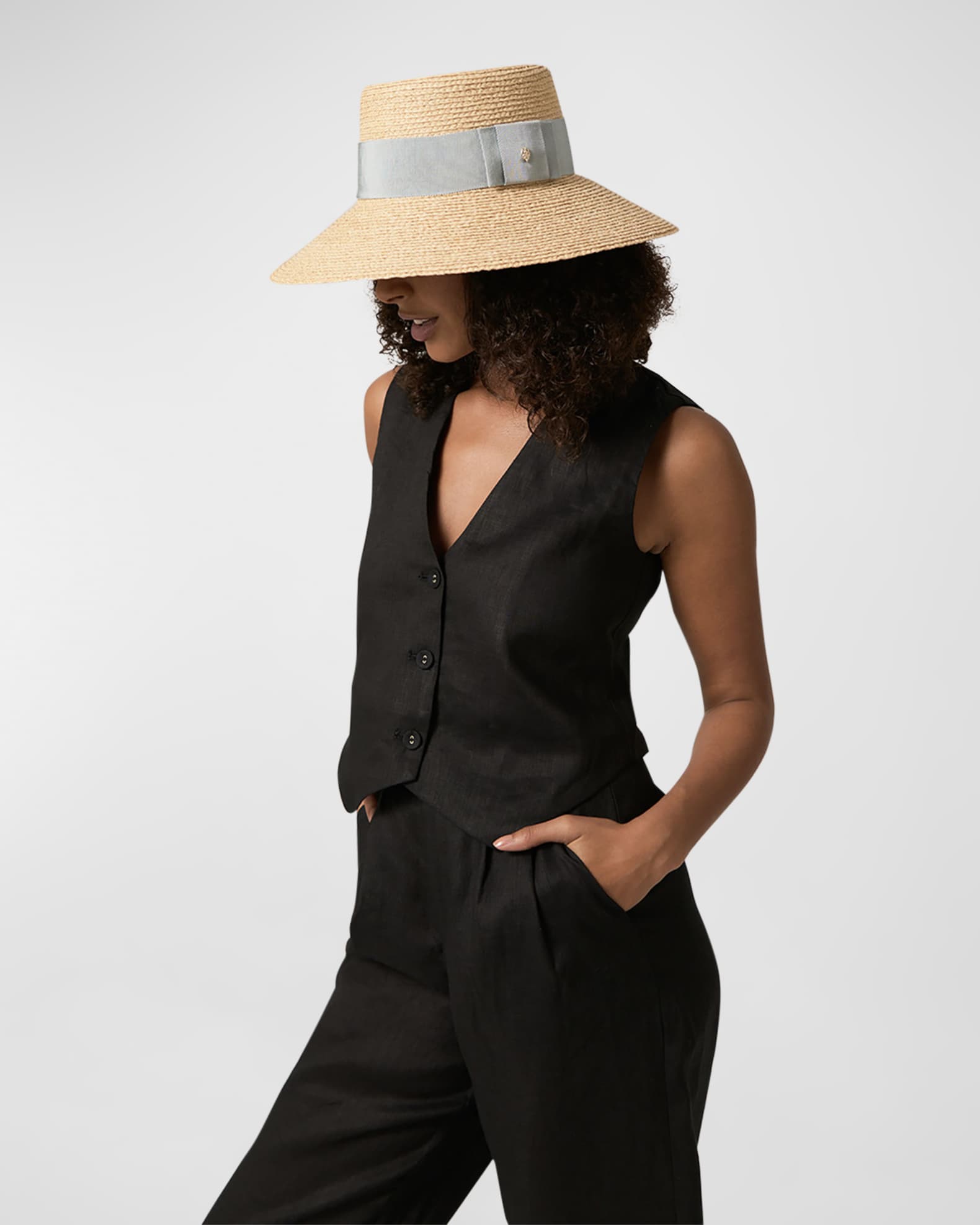 Kaminski raffia hat clearance