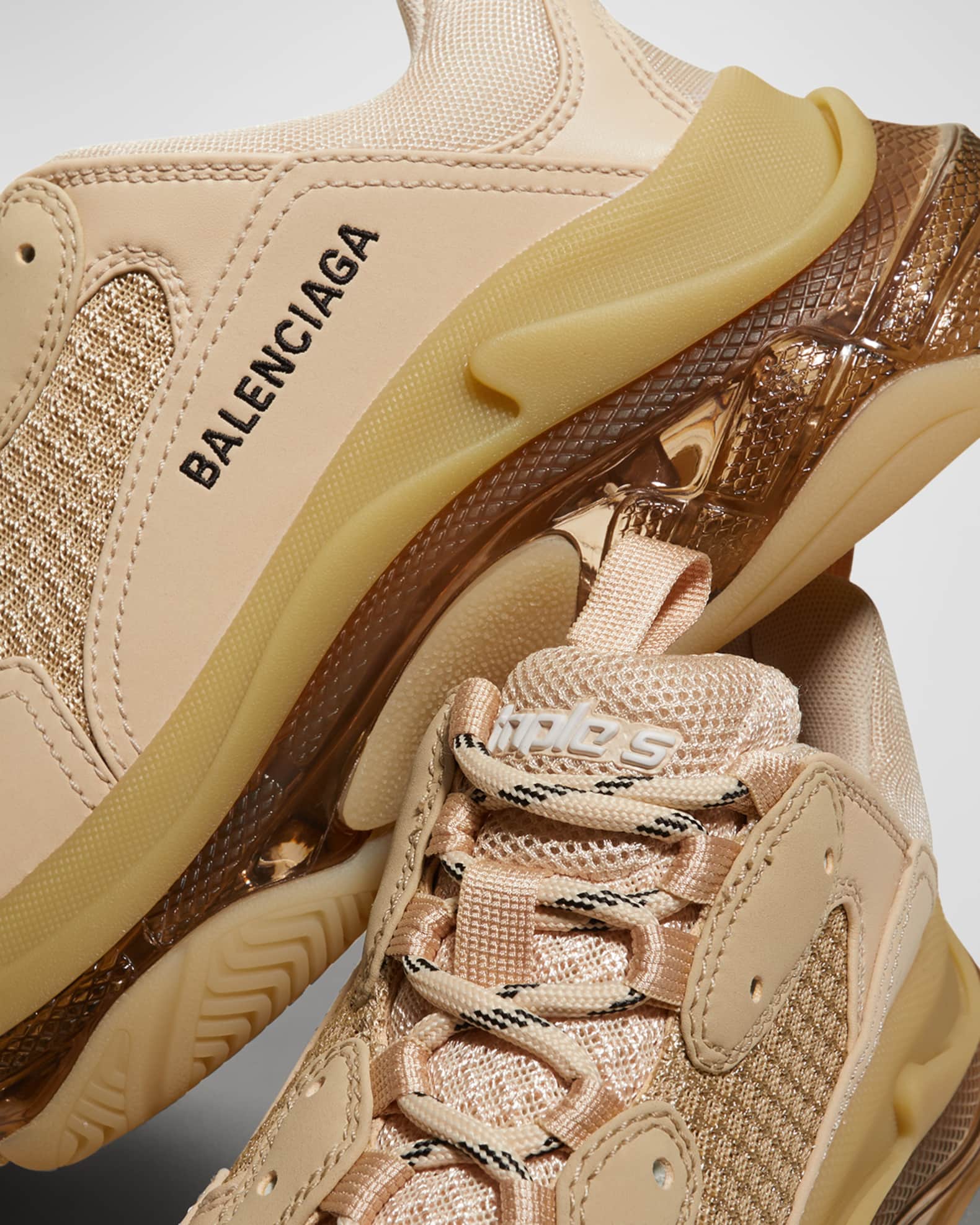 Triple S Clear Sole Sneakers